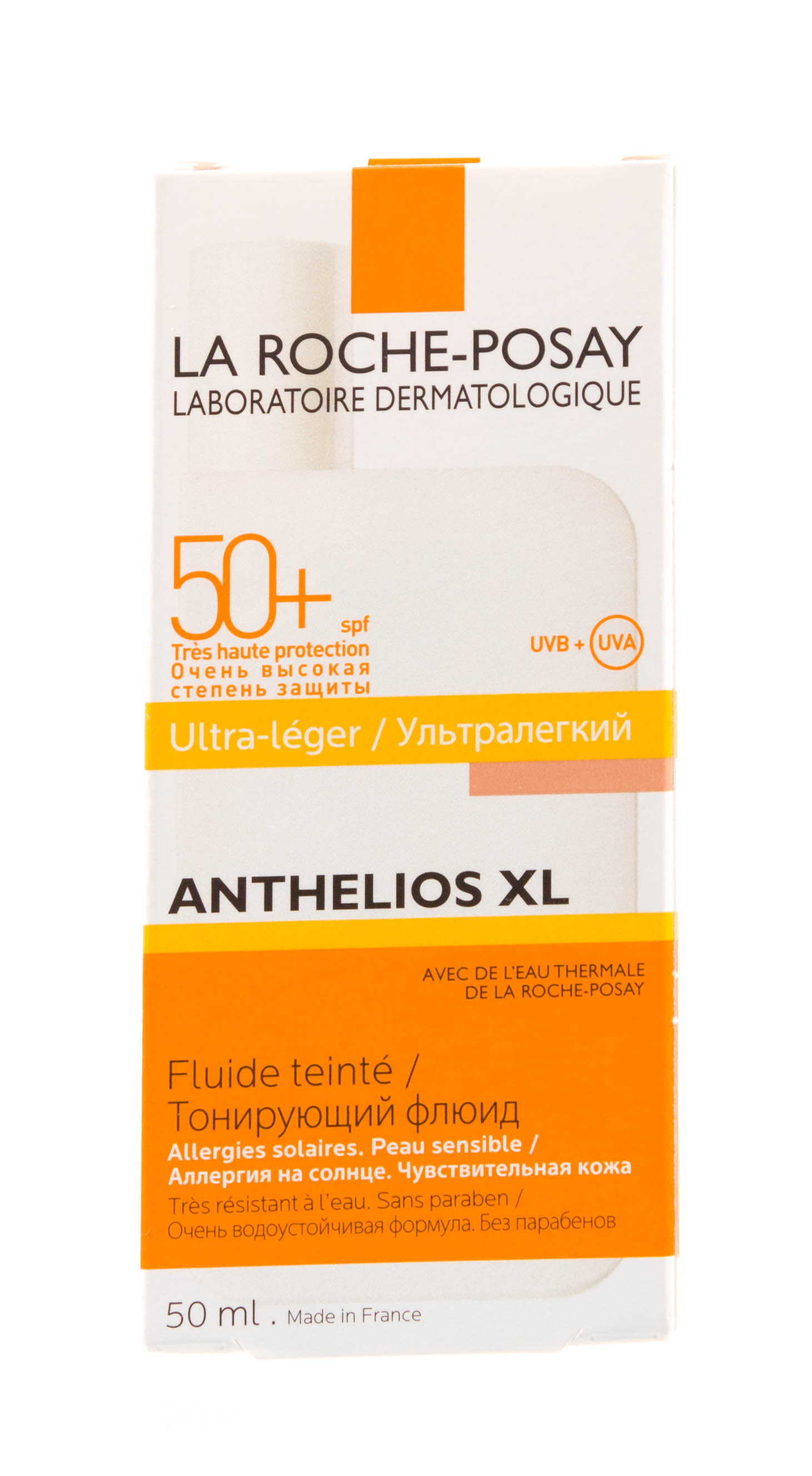 Ля Рош Позе Антгелиос XL Ультралегкий флюид тональный SPF 50+, 50 мл (La Roche-Posay, Anthelios) фото 7