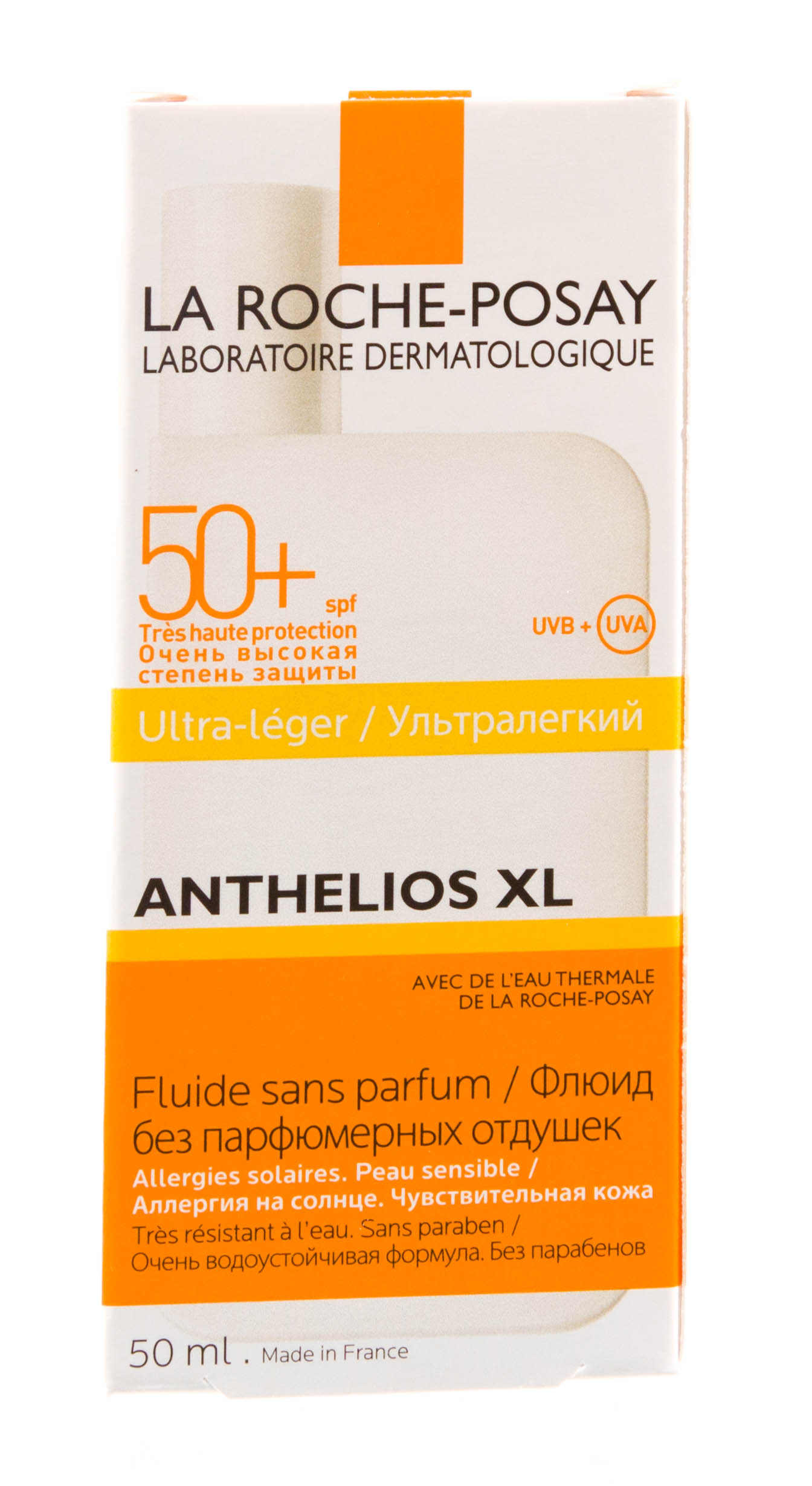 Купить Антгелиос XL Ультралегкий флюид SPF 50+, 50 мл La Roche-Posay ...