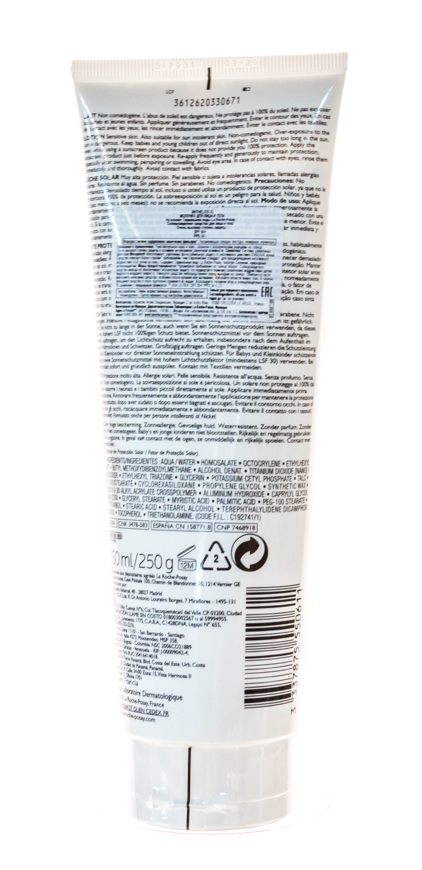 Ля Рош Позе Антгелиос XL Молочко для лица и тела SPF 50+, 250 мл (La Roche-Posay, Anthelios) фото 3