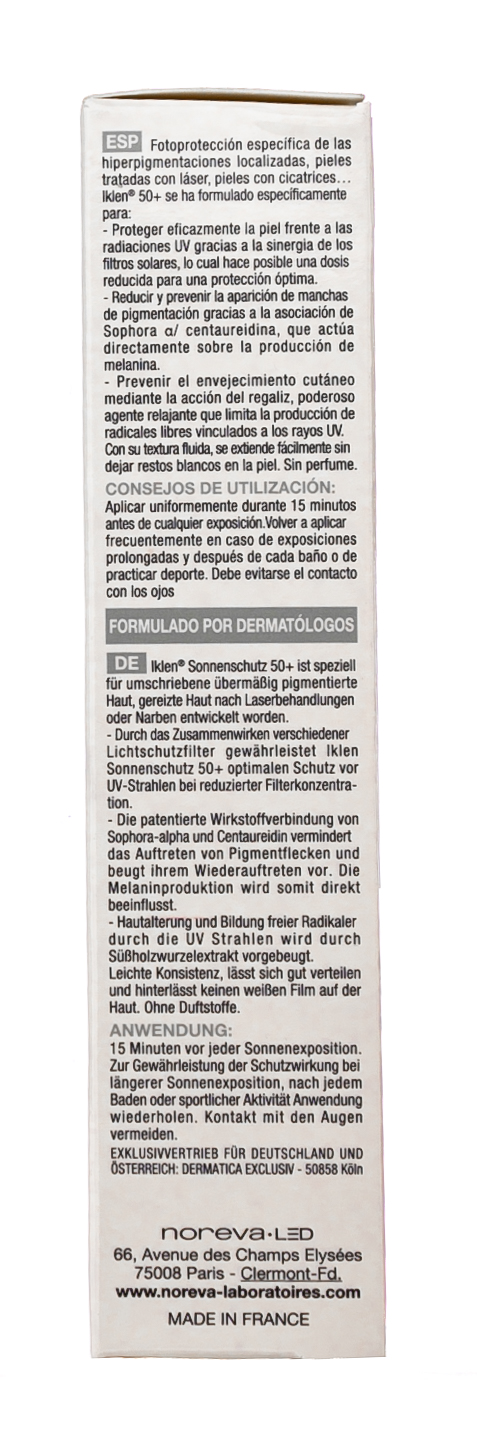 Норева Иклен+ УФ Протект Солнцезащитный профилактический антивозрастной крем SPF 50+, 30 мл (Noreva, Iklen+) Норева Иклен+ УФ Протект Солнцезащитный профилактический антивозрастной крем SPF 50+, 30 мл (Noreva, Iklen+) фото 6