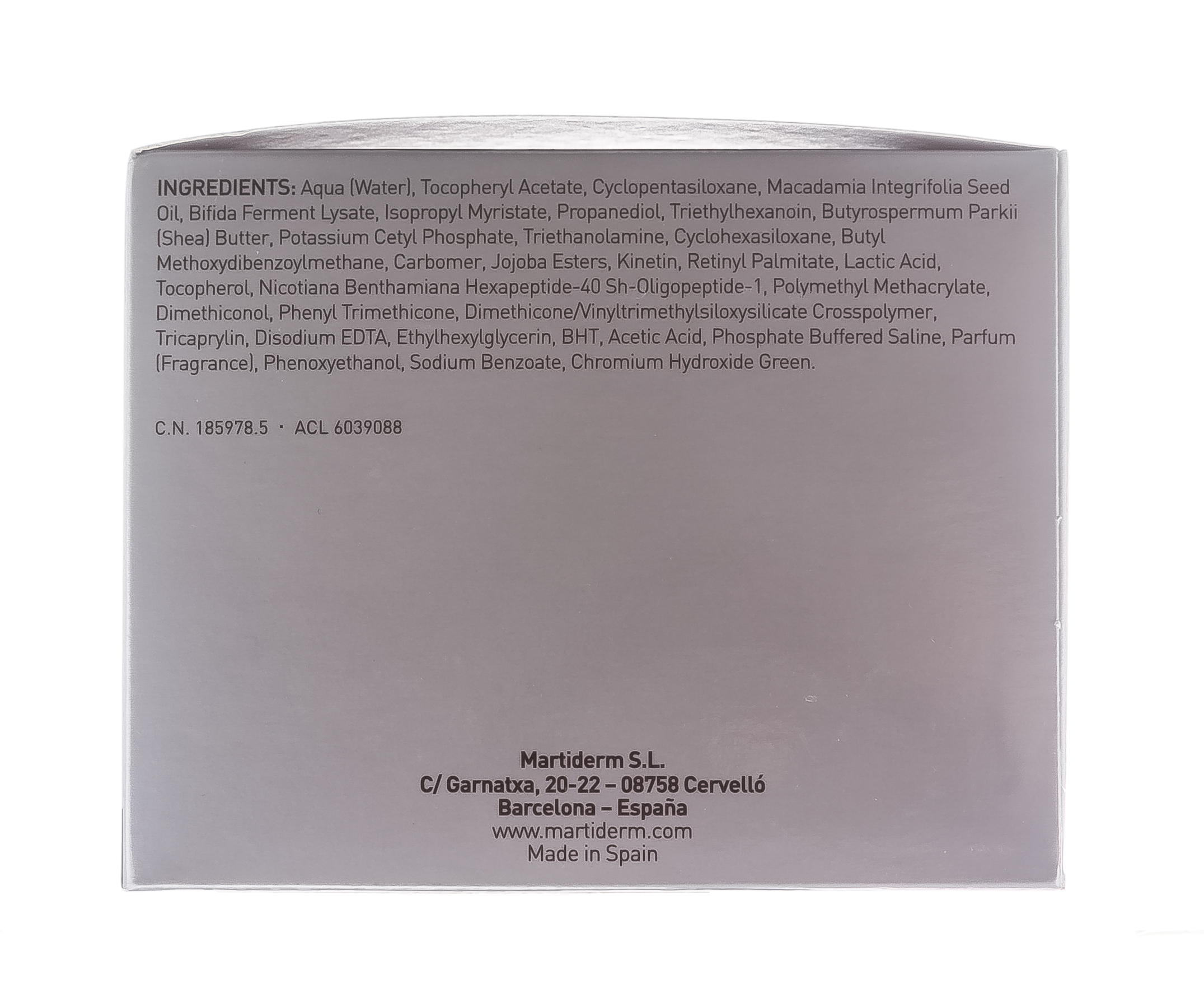 Мартидерм Платинум GF Витал-аж Крем ночной 50 мл (Martiderm, Platinum) фото 3