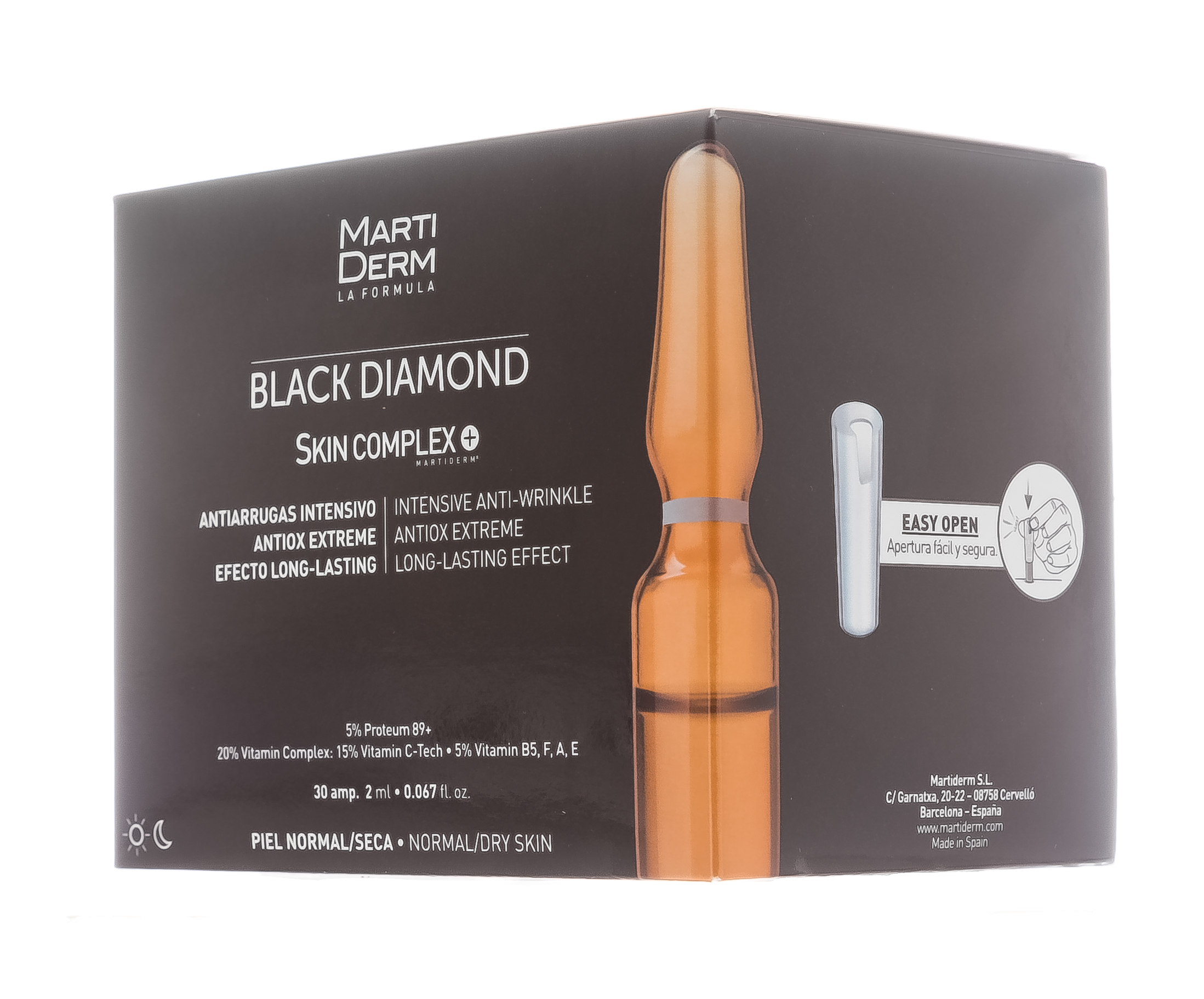 Мартидерм Блэк Даймонд Ампулы «Скин Комплекс +» 30х2 мл (Martiderm, Black Diamond) Мартидерм Блэк Даймонд Ампулы «Скин Комплекс +» 30х2 мл (Martiderm, Black Diamond) фото 2
