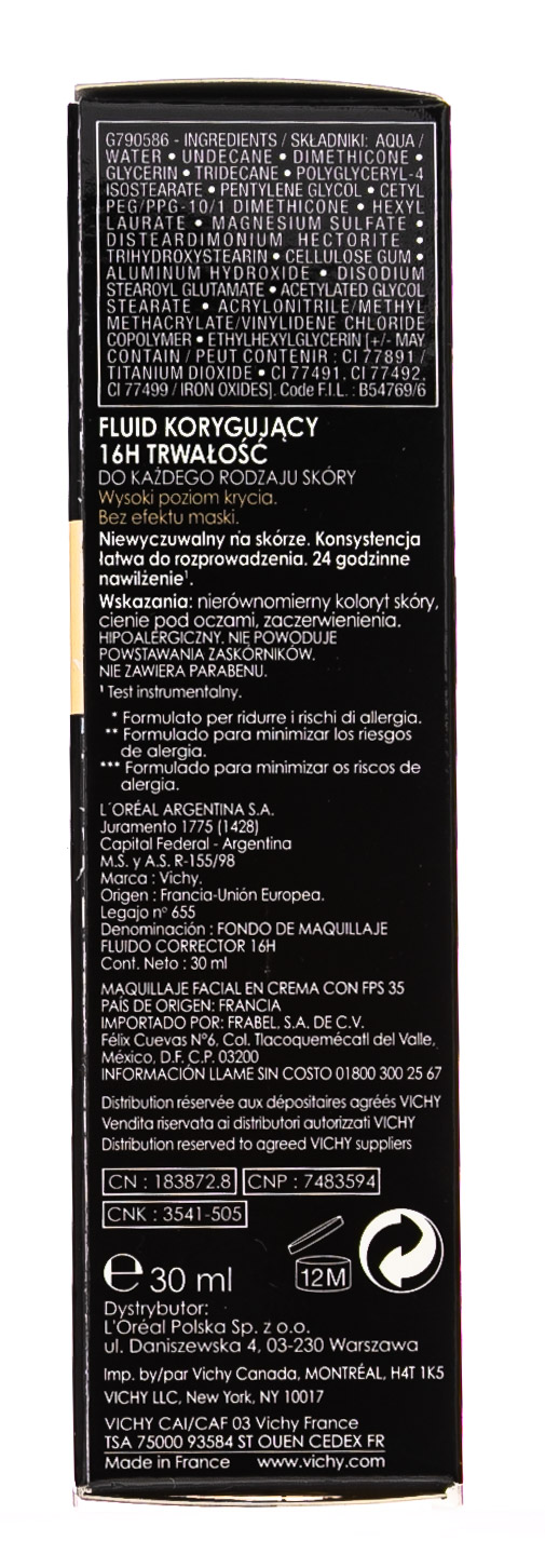 Виши Корректирующий тональный флюид фарфоровый оттенок 5 тон, 30 мл (Vichy, Dermablend) фото 26
