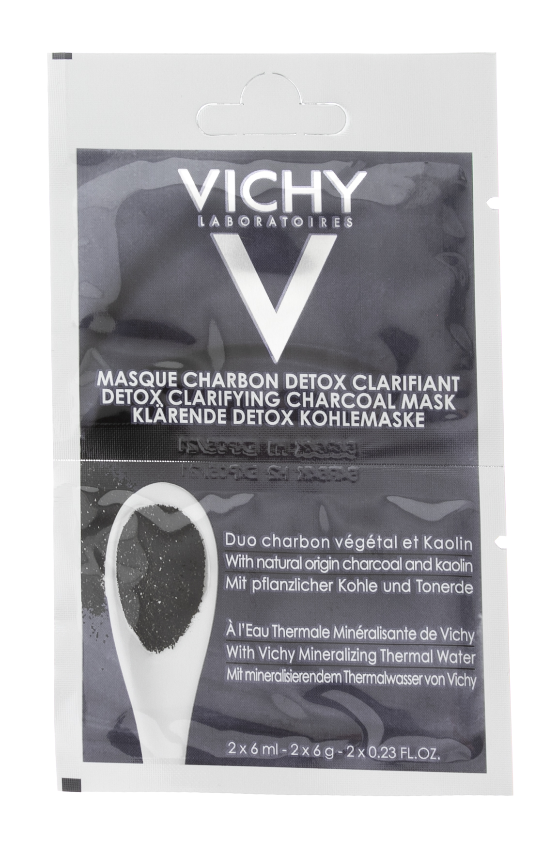 Виши Детокс-маска с древесным углем саше 2 х 6 мл (Vichy, Masque) фото 6