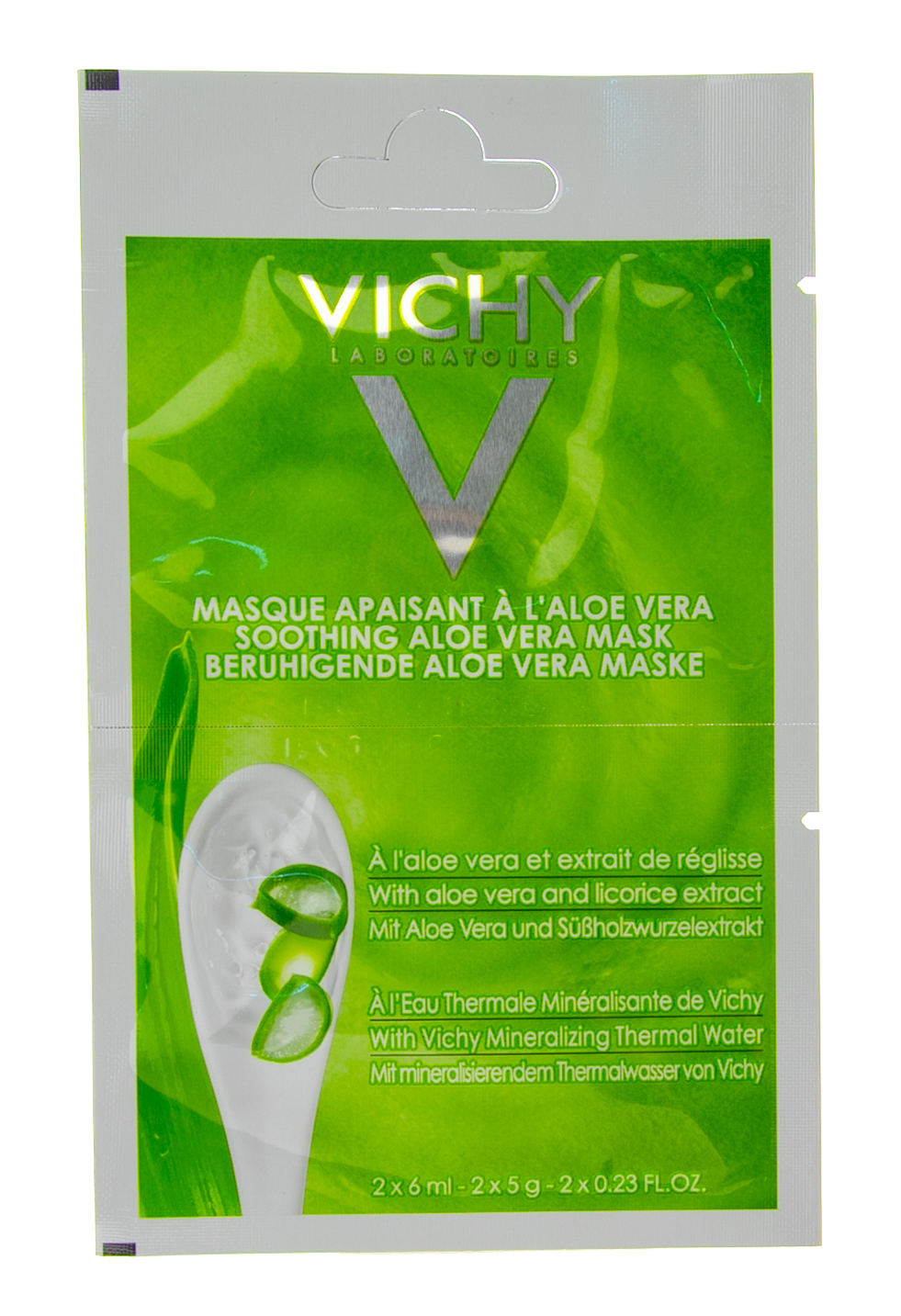 Виши Восстанавливающая маска с алоэ вера саше 2 х 6 мл (Vichy, Masque) фото 5
