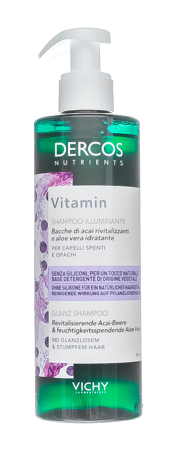 Виши Шампунь для блеска волос Vitamin, 250 мл (Vichy, Dercos Nutrients) Виши Шампунь для блеска волос Vitamin, 250 мл (Vichy, Dercos Nutrients) фото 6