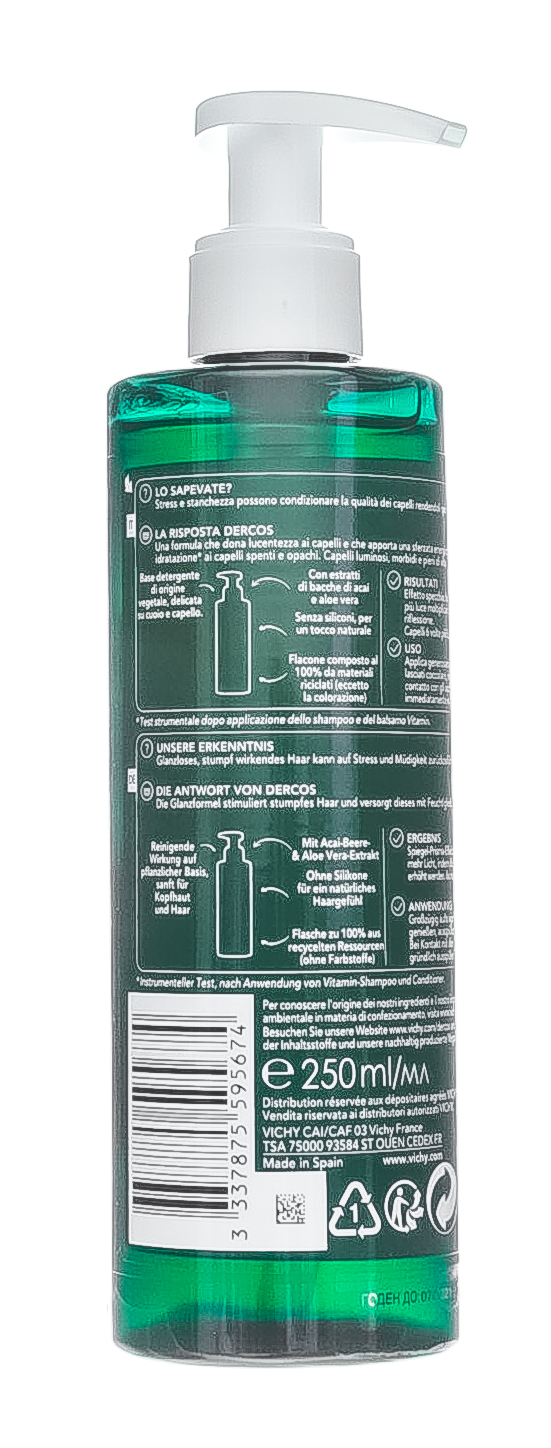 Виши Шампунь для блеска волос Vitamin, 250 мл (Vichy, Dercos Nutrients) Виши Шампунь для блеска волос Vitamin, 250 мл (Vichy, Dercos Nutrients) фото 7