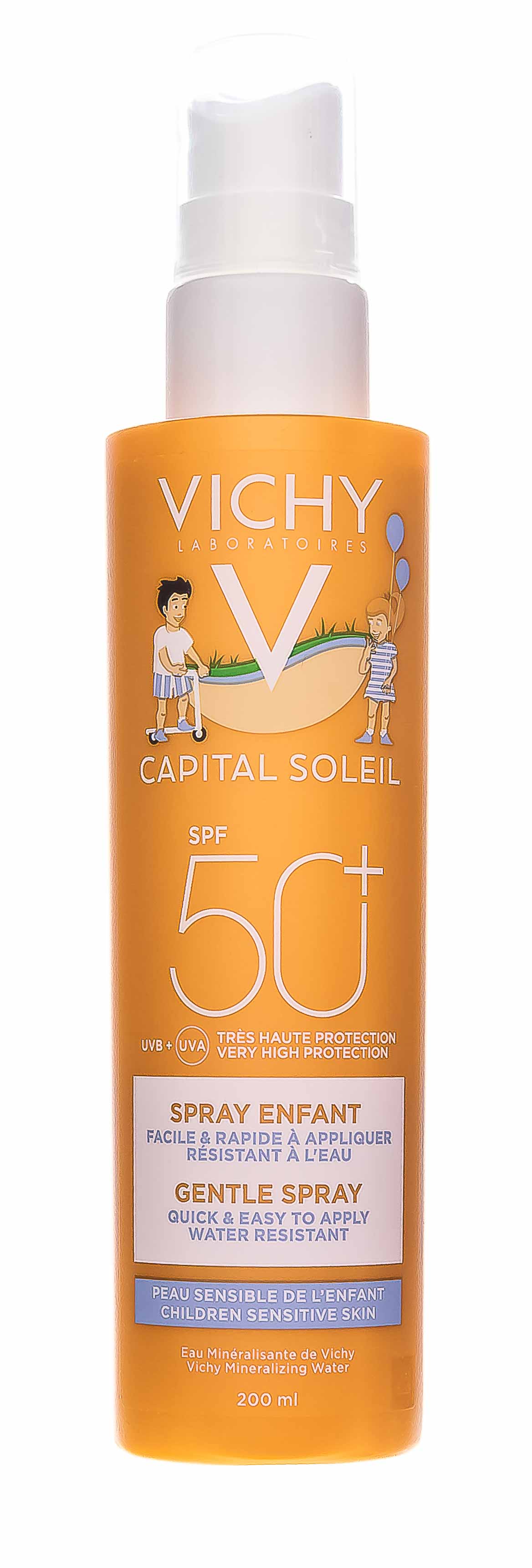 Виши Детский солнцезащитный спрей для лица и тела SPF 50+, 200 мл (Vichy, Capital Soleil) Виши Детский солнцезащитный спрей для лица и тела SPF 50+, 200 мл (Vichy, Capital Soleil) фото 6