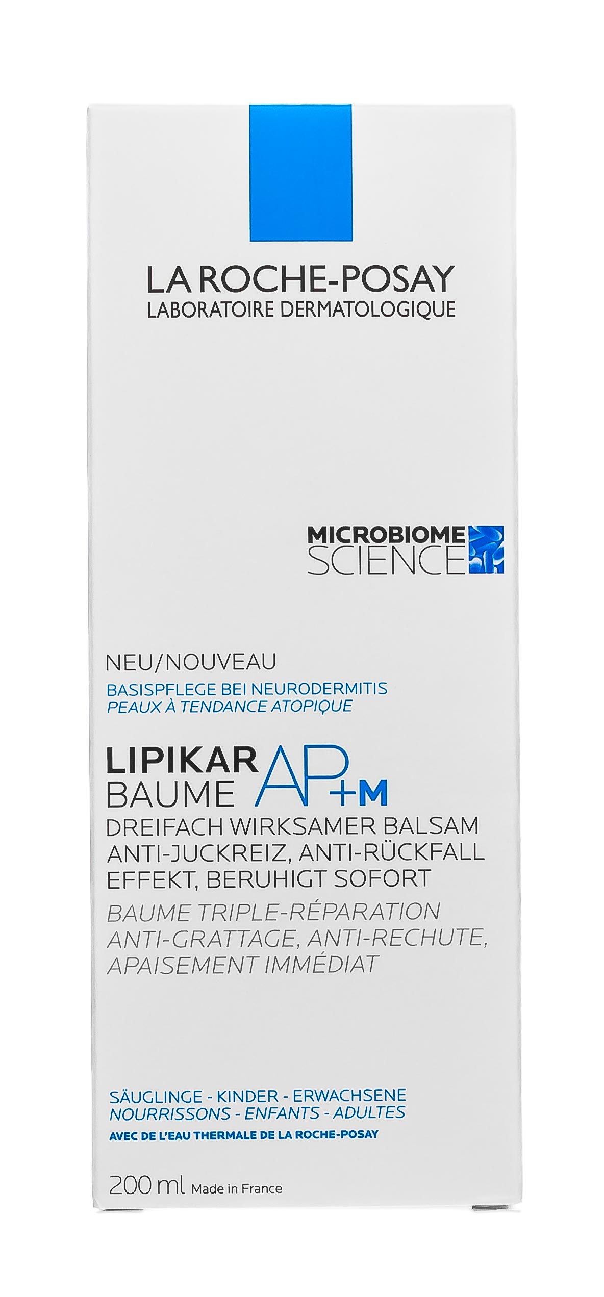 Ля Рош Позе Бальзам тройного действия для лица и тела Baume AP+M, 200 мл (La Roche-Posay, Lipikar) фото 6