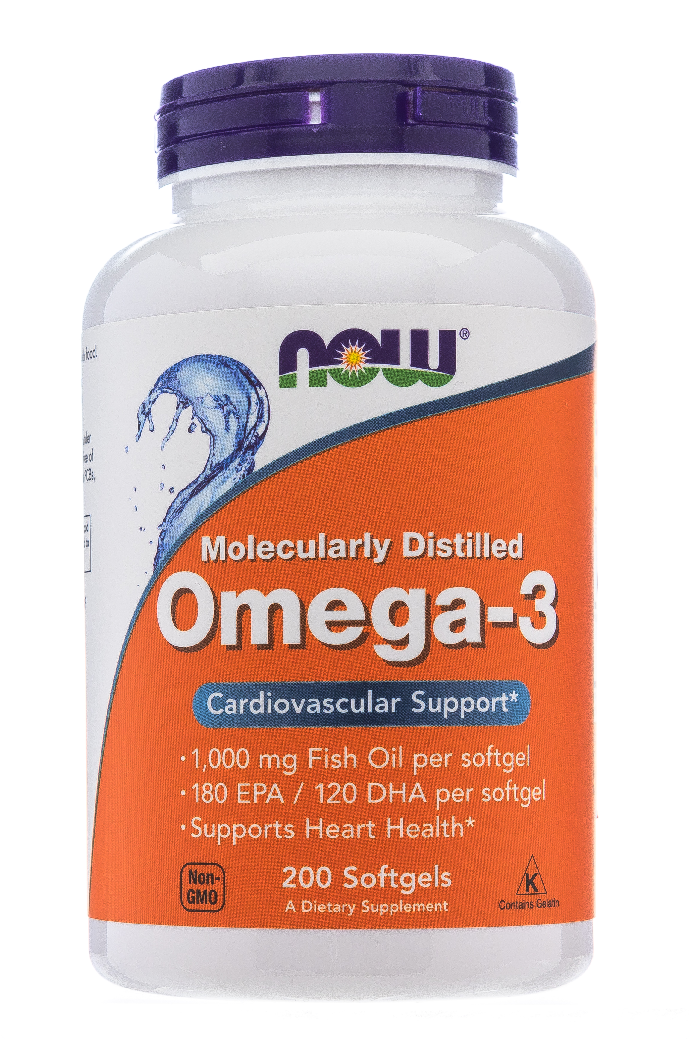 Нау Фудс Омега-3 1400 мг, 200 капсул (Now Foods, Жирные кислоты) фото 0