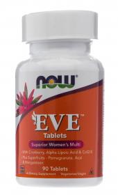 Now Foods Витамины для женского здоровья Ева 1530 мг, 90 таблеток. фото