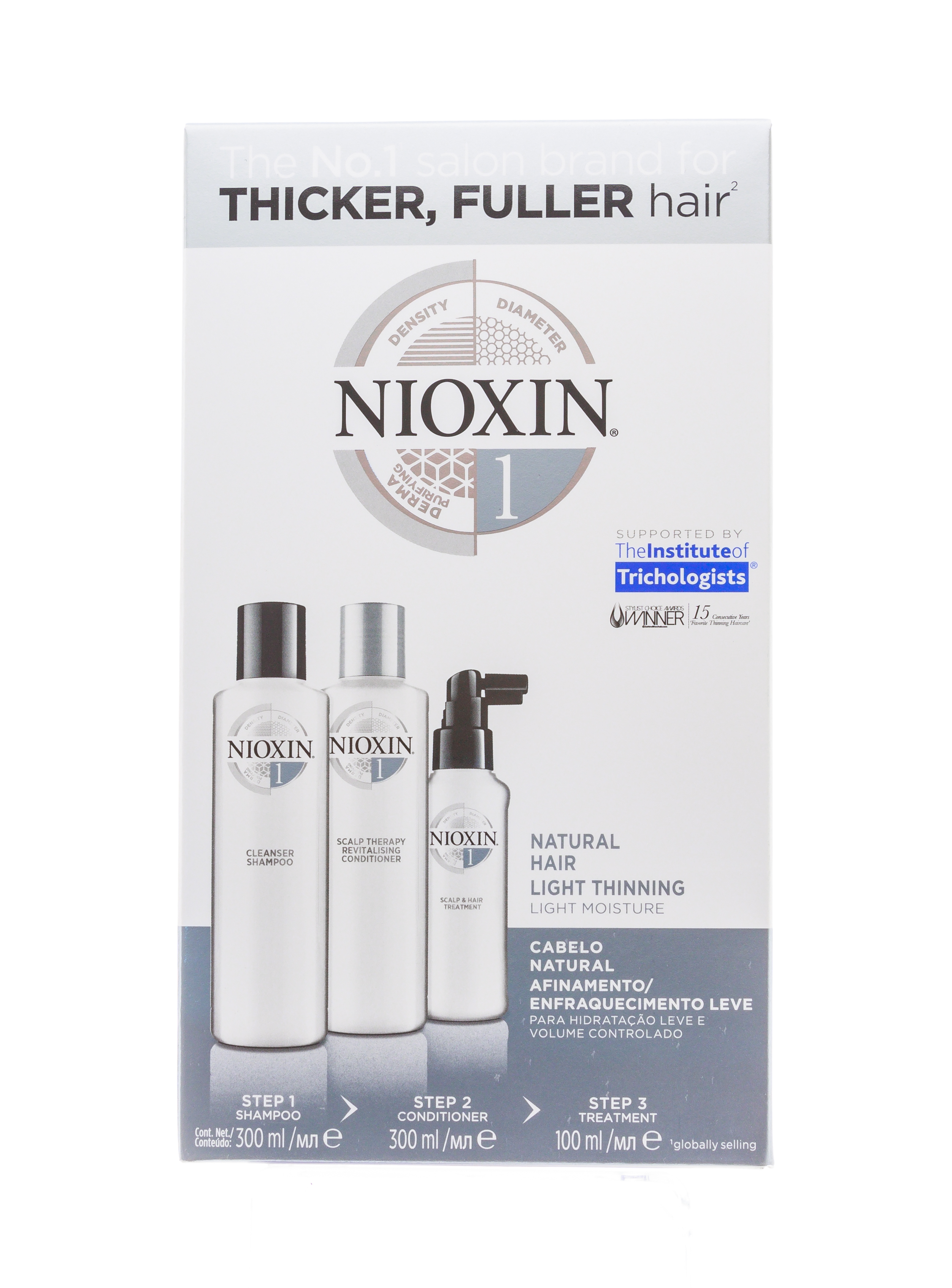 Ниоксин Набор 3х-ступенчатая система System 1, XXL-формат (Nioxin, System 1) фото 2