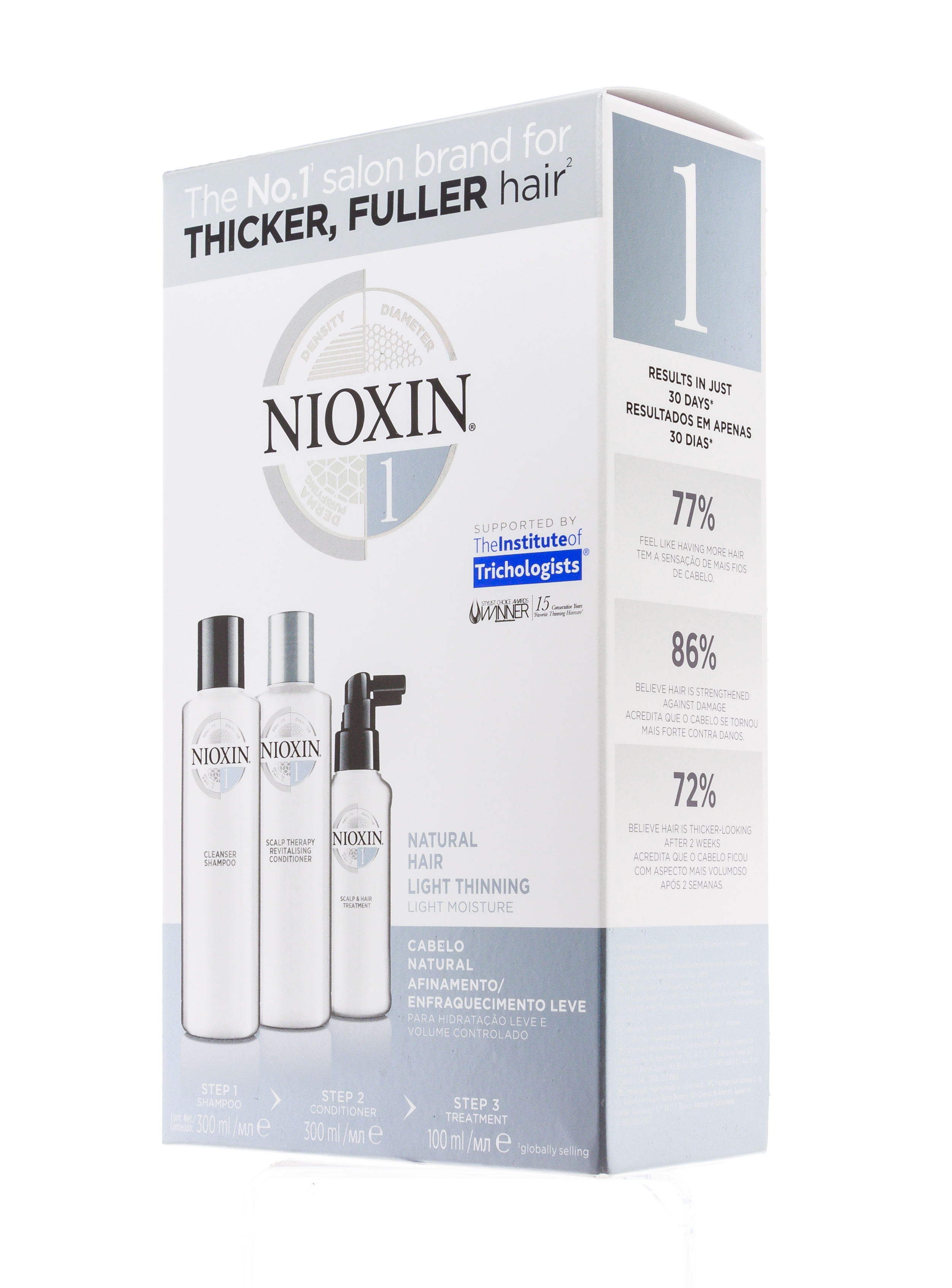 Ниоксин Набор 3х-ступенчатая система System 1, XXL-формат (Nioxin, System 1) фото 4