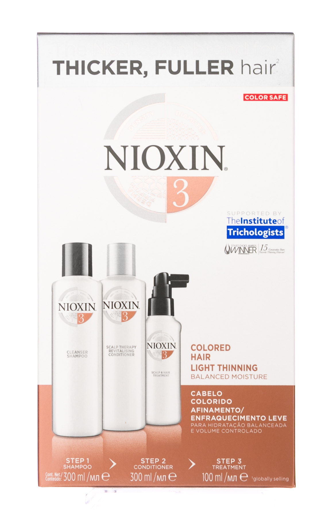 Ниоксин Набор 3х-ступенчатая система System 3, XXL-формат (Nioxin, System 3) фото 1