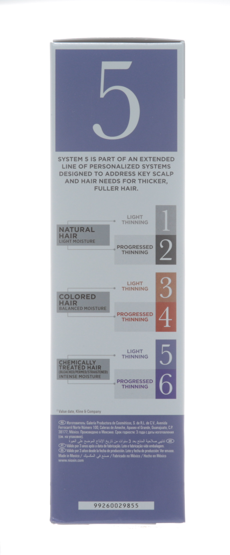Ниоксин Набор 3х-ступенчатая система System 5, XXL-формат (Nioxin, System 5) фото 5
