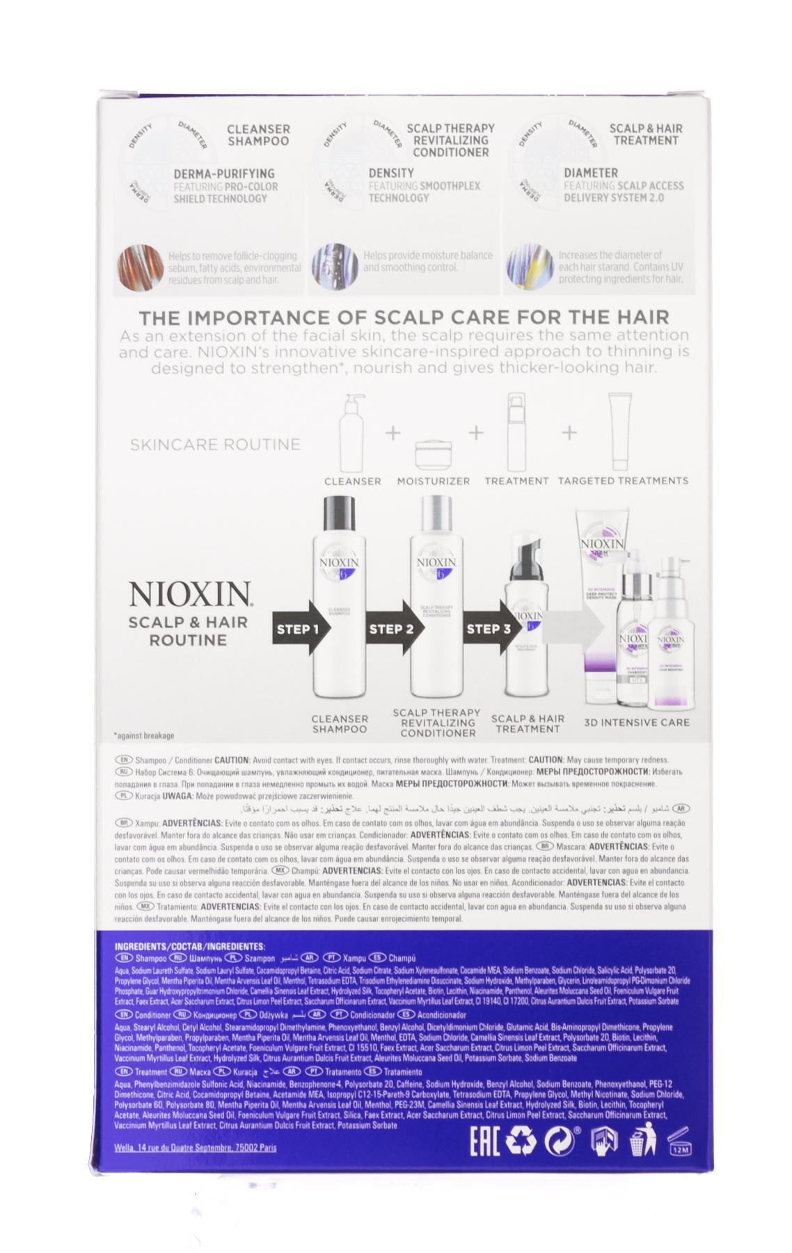 Ниоксин Набор 3х-ступенчатая система System 6, XXL-формат (Nioxin, System 6) Ниоксин Набор 3х-ступенчатая система System 6, XXL-формат (Nioxin, System 6) фото 2