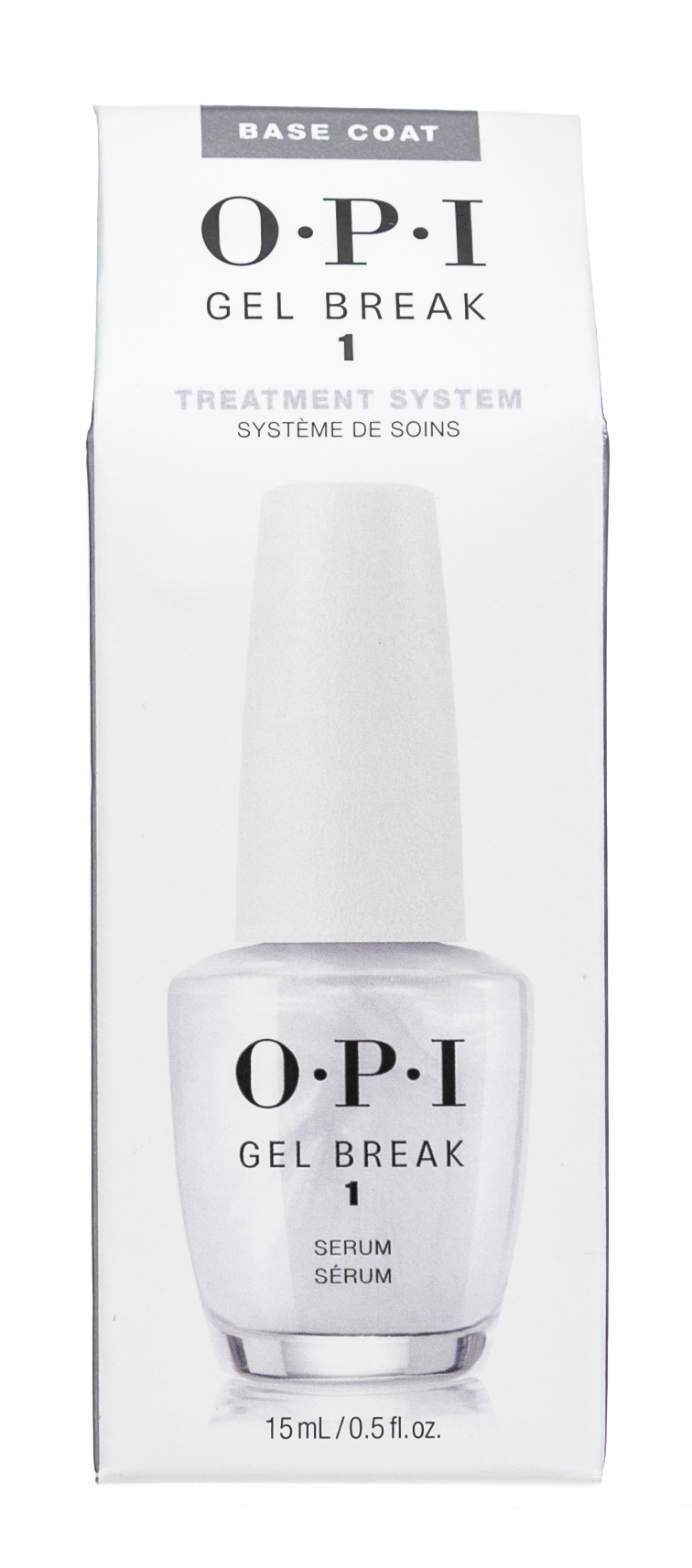 Опи Восстанавливающее выравнивающее базовое покрытие Gel Break Serum Base Coat 15 мл (O.P.I, Уход за ногтями) фото 1