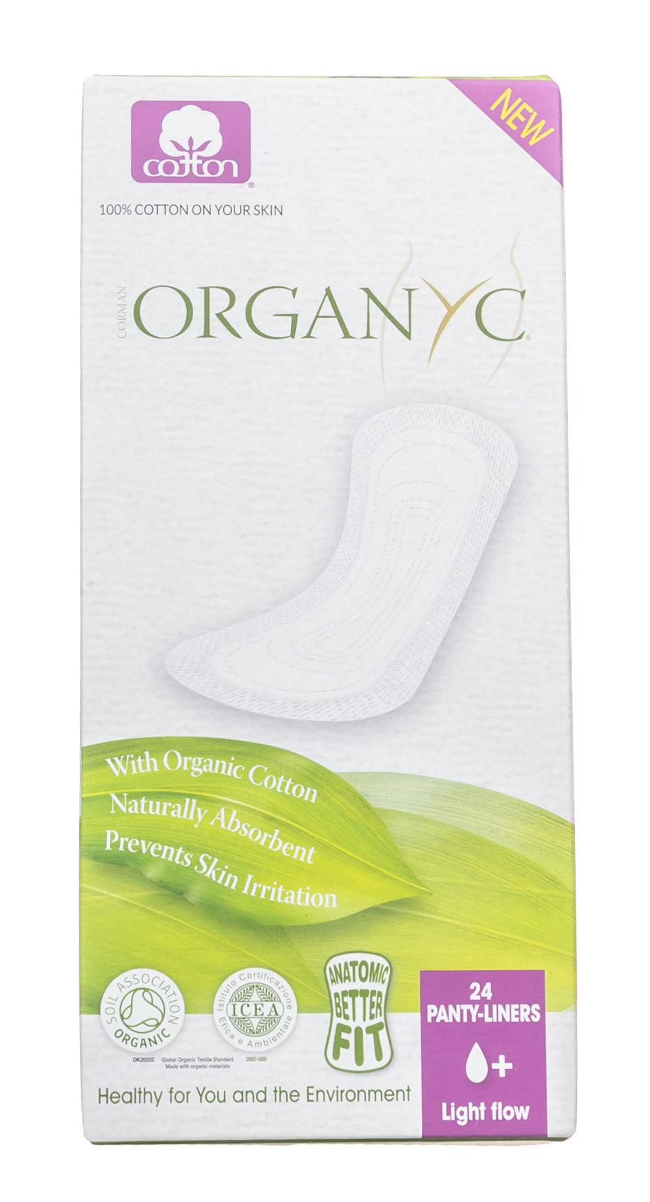 Органик Прокладки на каждый день, 24 шт (Organyc, female hygiene) Органик Прокладки на каждый день, 24 шт (Organyc, female hygiene) фото 1