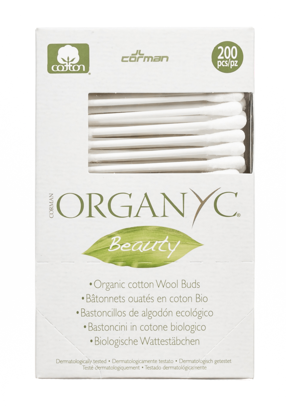 Органик Ватные палочки, 200 шт (Organyc, Kids hygiene) фото 1