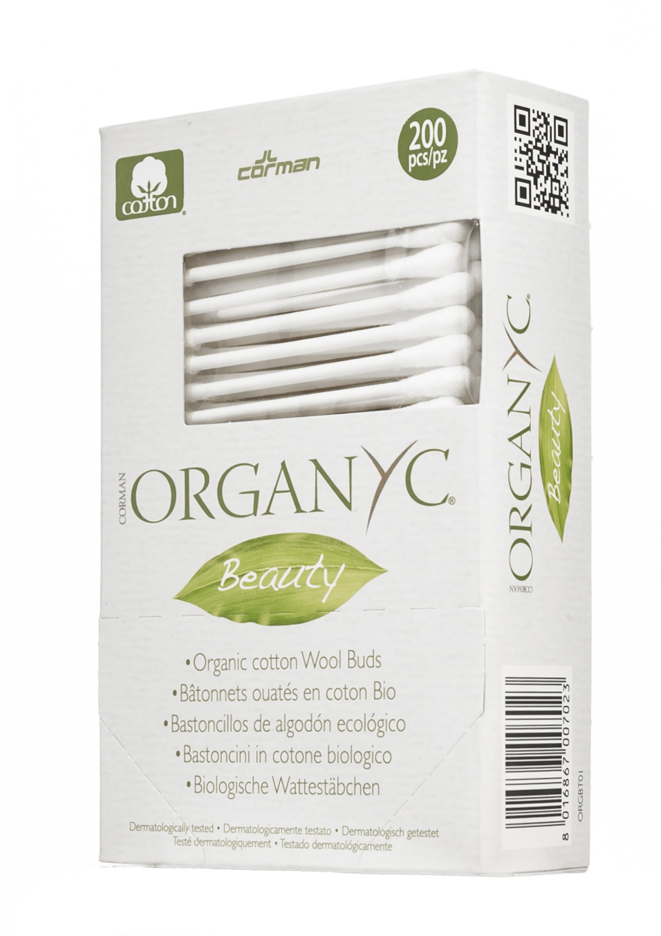 Органик Ватные палочки, 200 шт (Organyc, Kids hygiene) фото 2