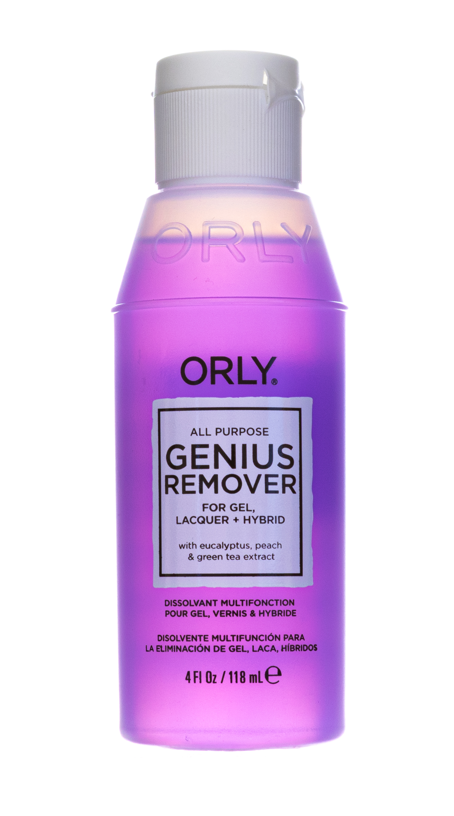 Орли Универсальная жидкость для снятия лака, геля и блёсток Genius Remover, 118.3 мл (Orly, Жидкости для снятия лака) фото 1