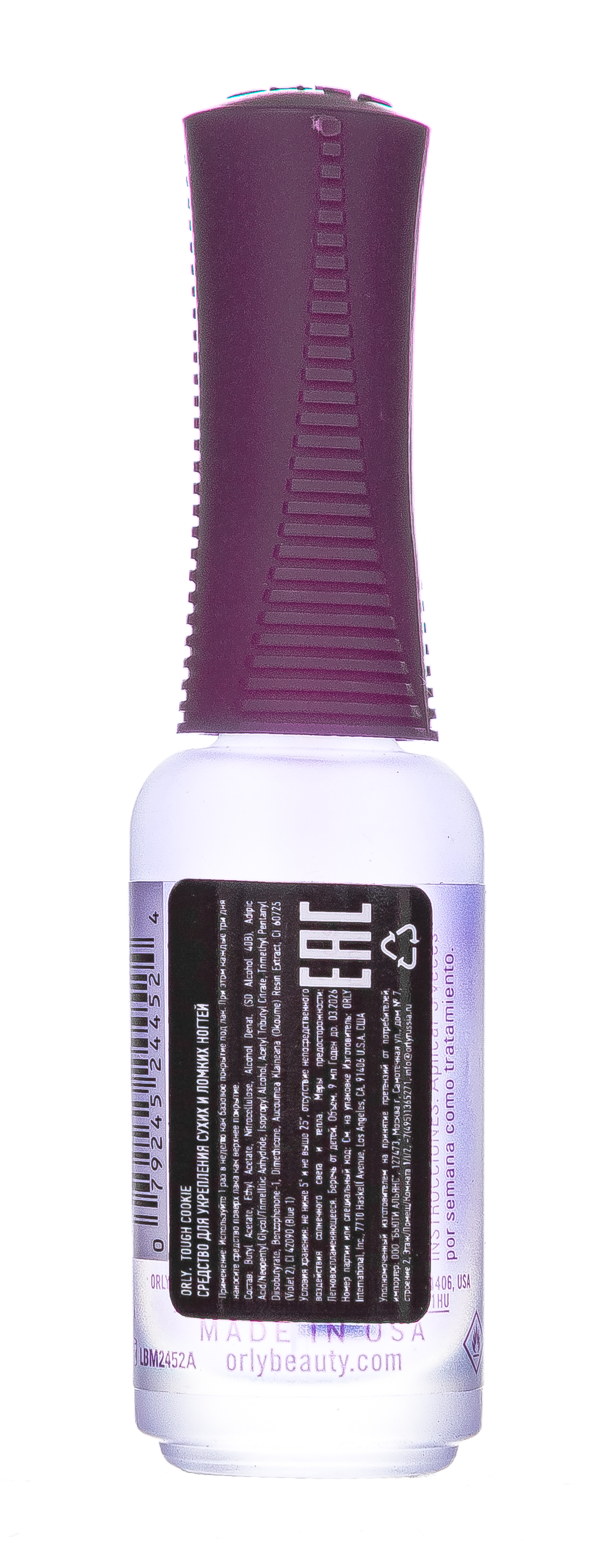 Орли Средство для укрепления сухих и ломких ногтей Tough Cookie, 9 мл (Orly, Премиальный уход) фото 2