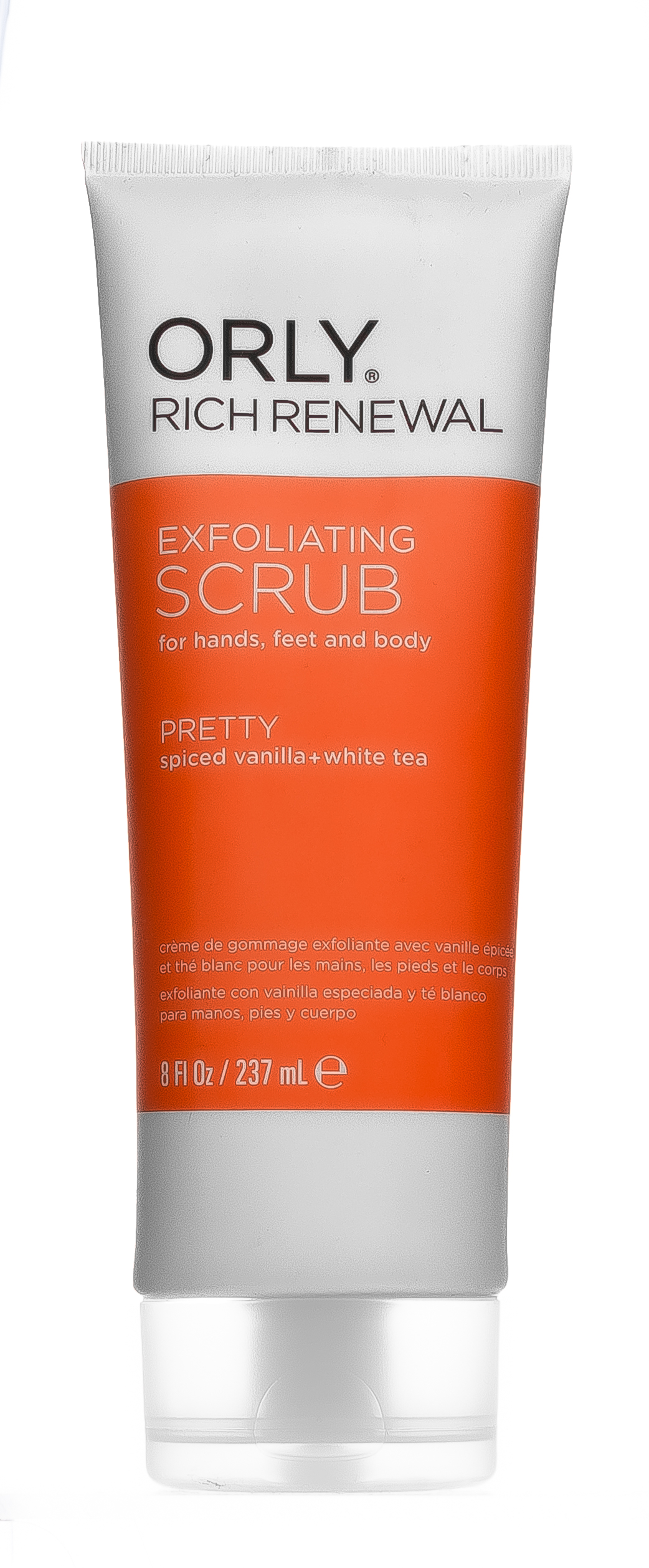 Орли Скраб для рук, ног и тела, с ароматом ванили и белого чая 237 мл (Orly, Уход за кожей) фото 1