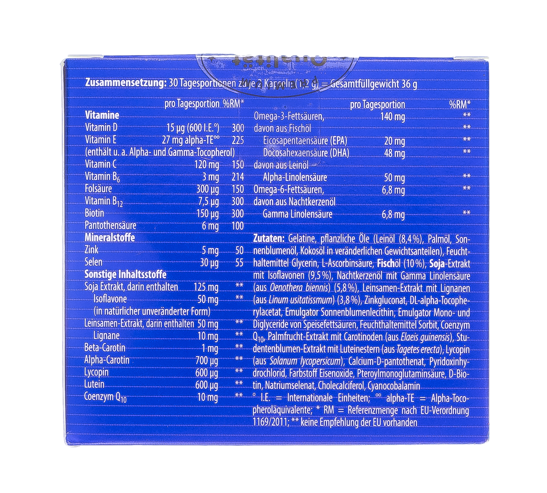 Ортомол Фемин капсулы 675 Мг, 180 шт (Orthomol, Для женщин) фото 4