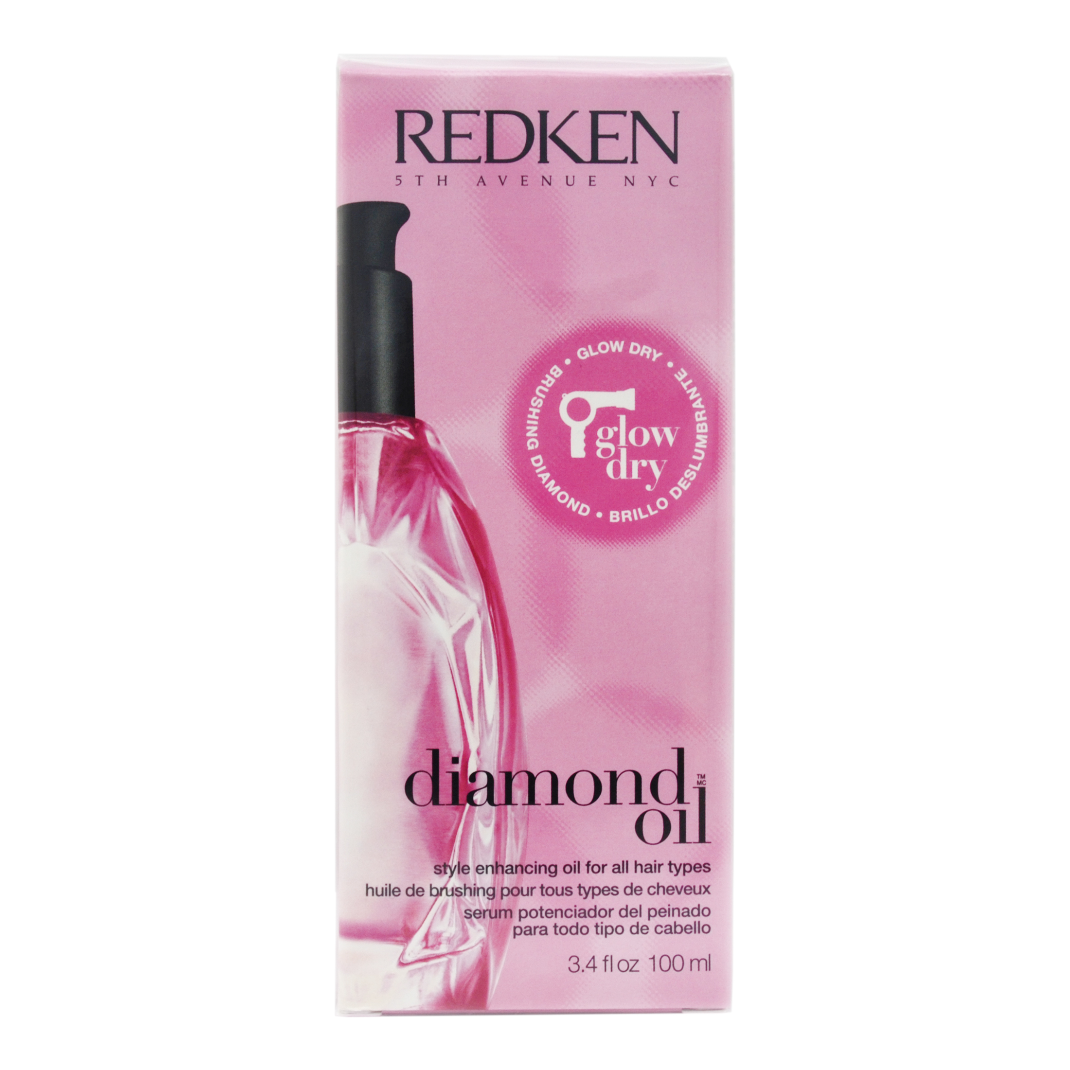 Редкен Diamond Oil Glow Dry Термозащитное масло для сияния волос 100 мл (Redken, Уход за волосами) фото 1