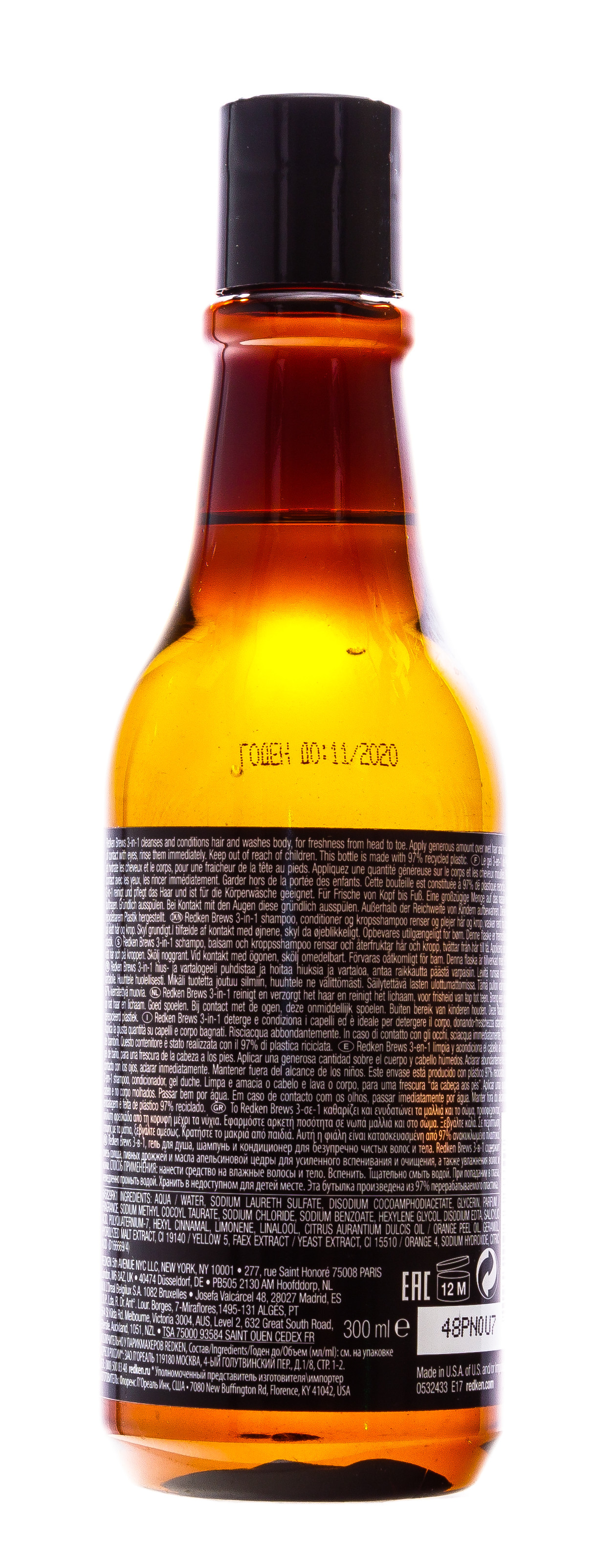 Редкен Брюс Шампунь 3-В-1 300мл (Redken Brews, Brews) фото 2