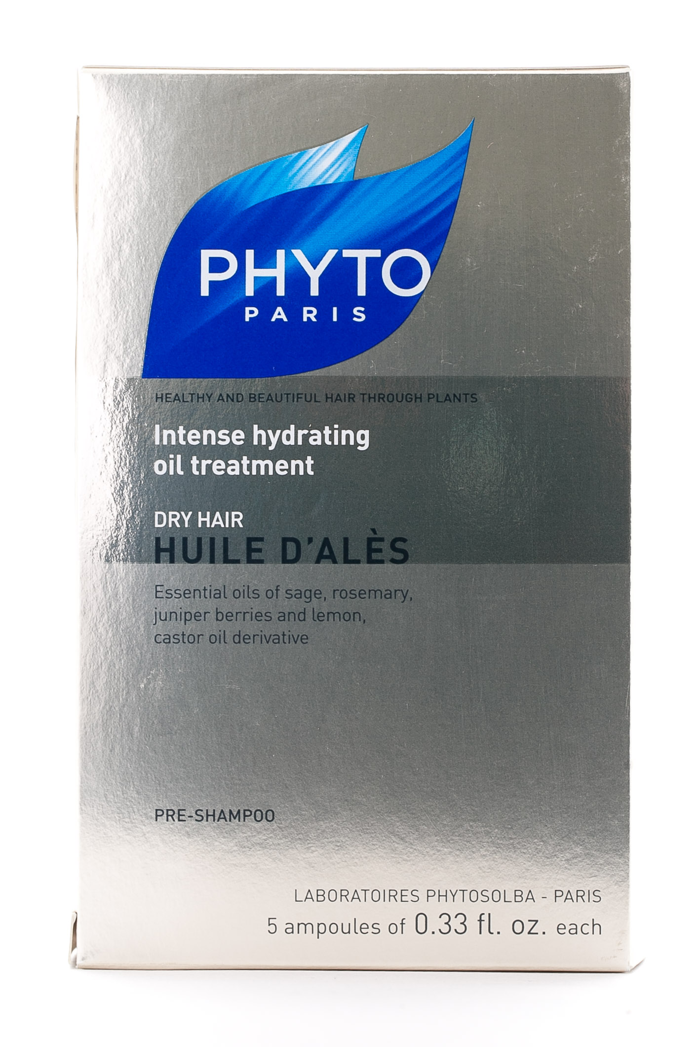 Фито Масло Алеса для сухих волос 5 ампул по 10 мл (Phyto, Beauty Enhancing) фото 3