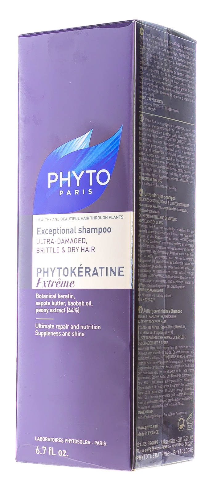 Фито Фитокератин Экстрем шампунь 200 мл (Phyto, Шампуни) Фито Фитокератин Экстрем шампунь 200 мл (Phyto, Шампуни) фото 2