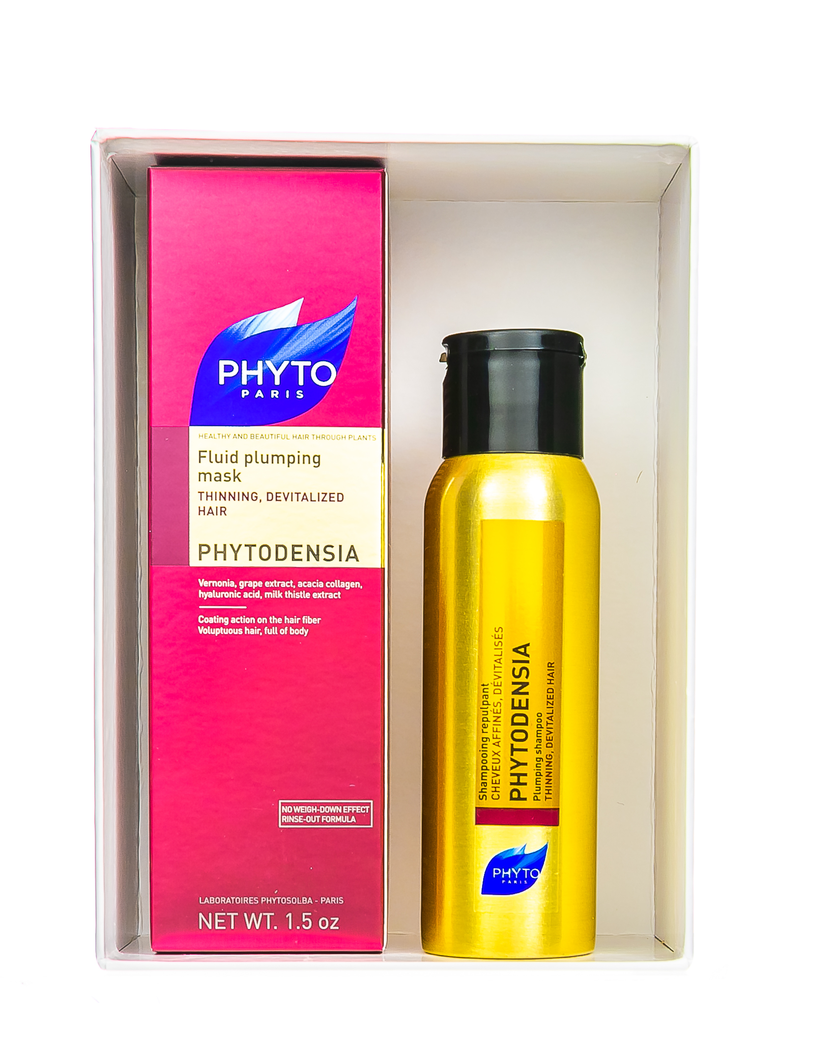 Фито Набор Фитоденсия Шампунь 50 мл + Фитоденсия Маска-флюид 50 мл (Phyto, Средства глубокого ухода) фото 6