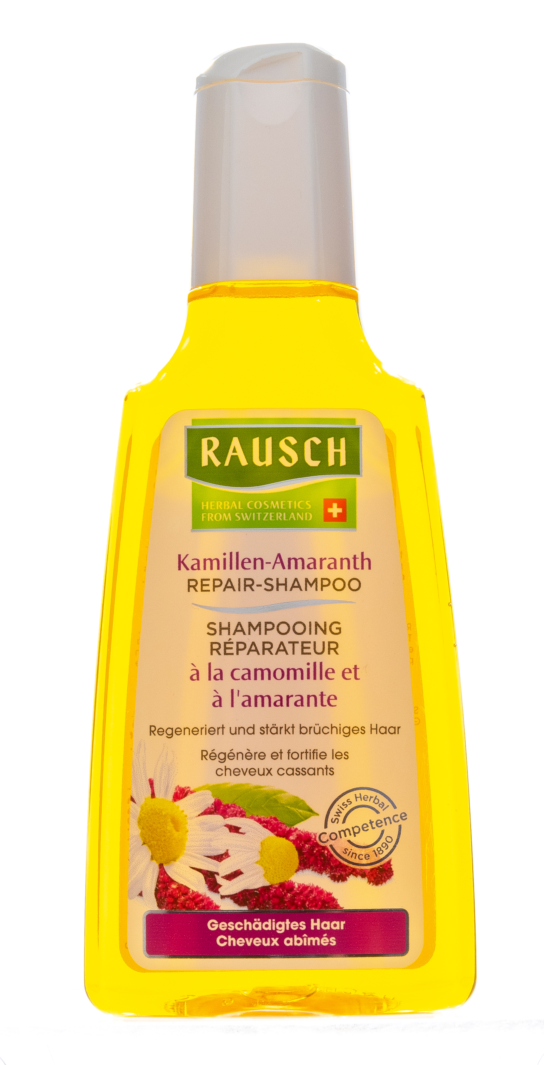 Рауш Шампунь восстанавливающий с экстрактом ромашки и амаранта 200 мл (Rausch, Для поврежденных волос) фото 1