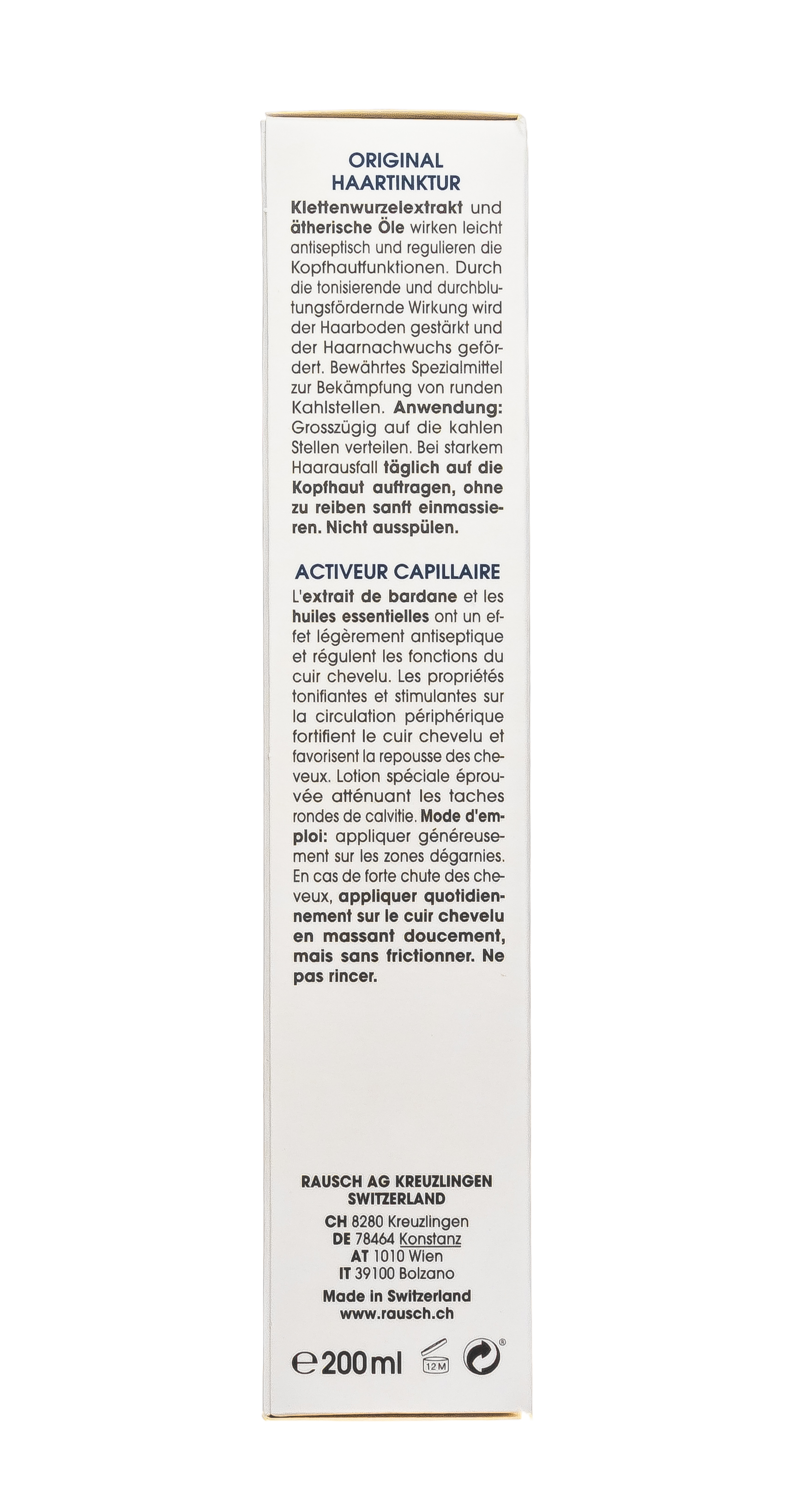 Рауш Лосьон-активатор роста волос 200 мл (Rausch, От выпадения волос) фото 10