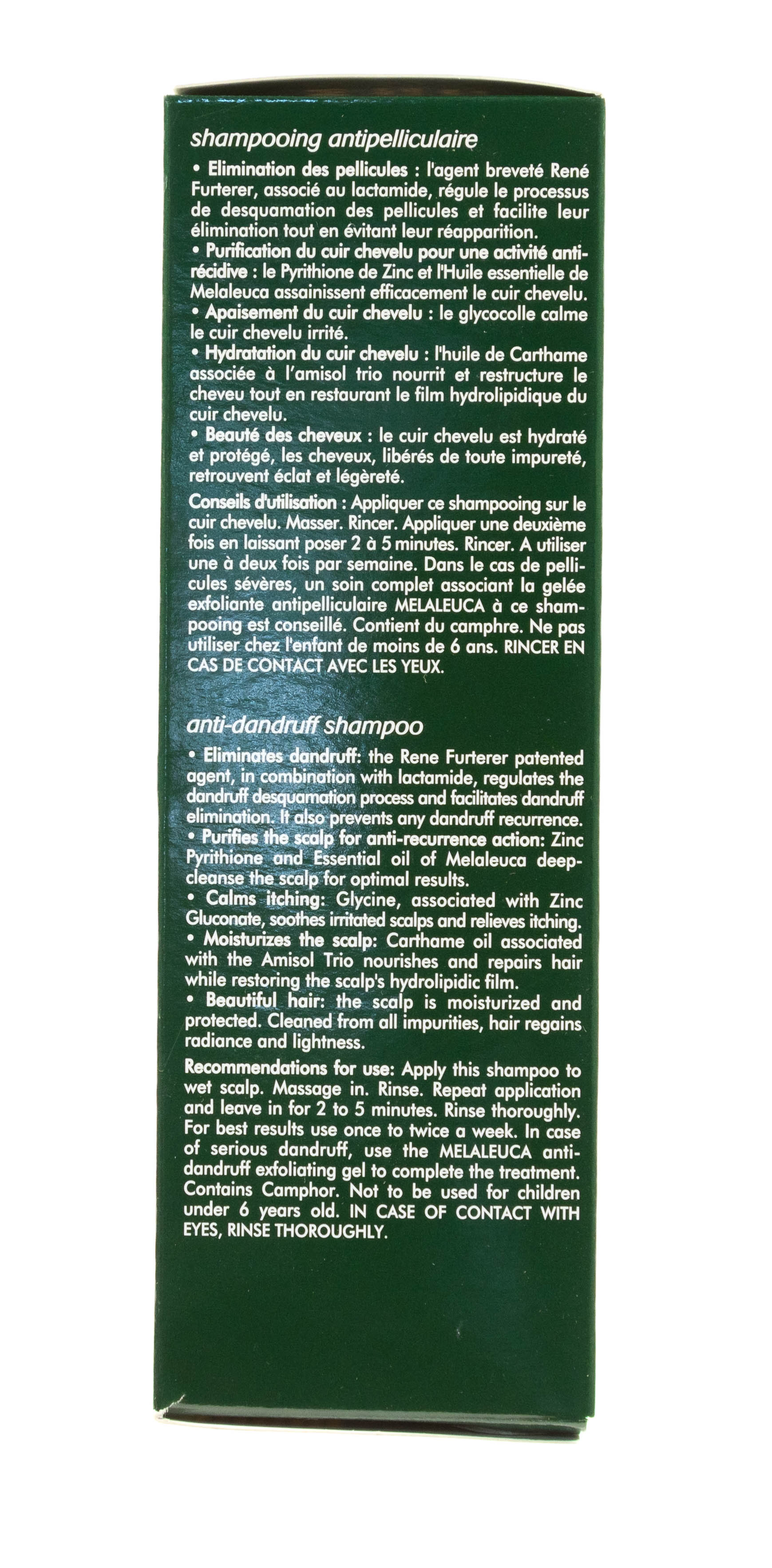 Рене Фуртерер Melaleuca Шампунь от сухой перхоти 150 мл (Rene Furterer, Melaleuca) фото 2