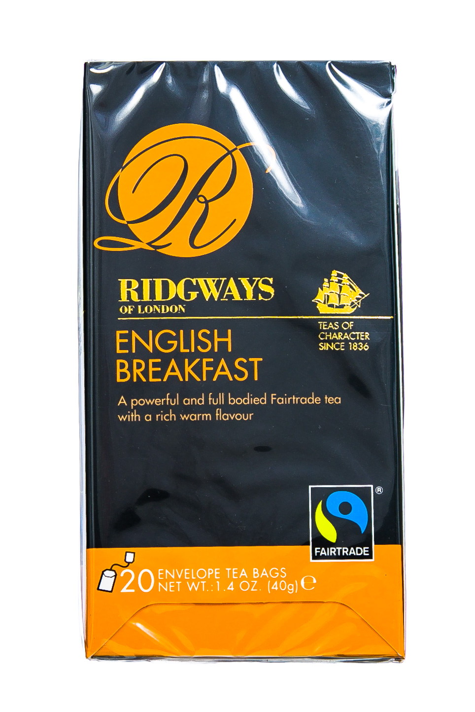 Риджвейс оф Лондон Чай черный Английский завтрак (20 пак. с ярл. в инд.упак.) (Ridgways of London, Black tea) Риджвейс оф Лондон Чай черный Английский завтрак (20 пак. с ярл. в инд.упак.) (Ridgways of London, Black tea) фото 3