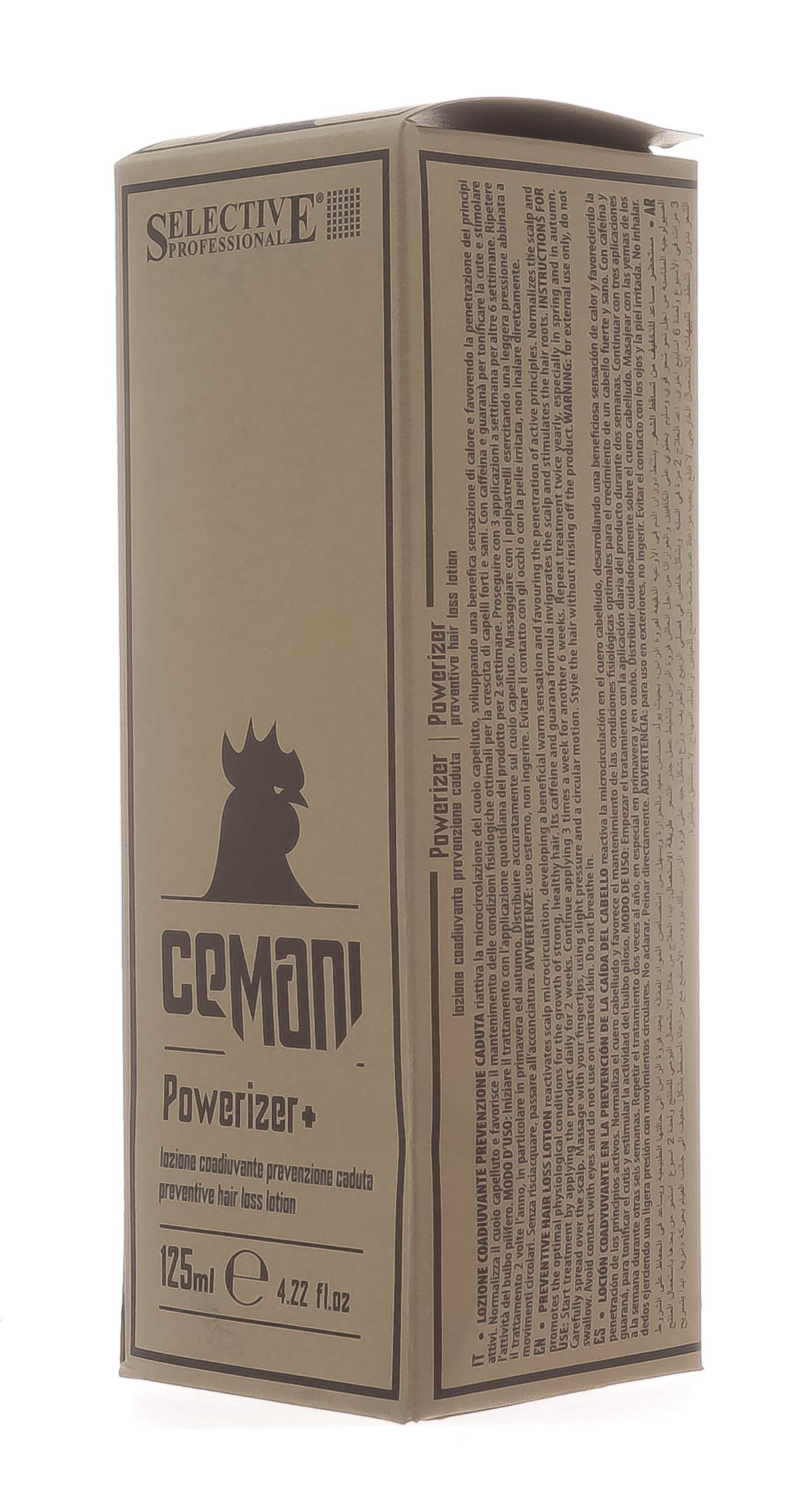 Селектив Профилактический лосьон против выпадения волос Powerizer Lotion 125 мл (Selective, Cemani) фото 2