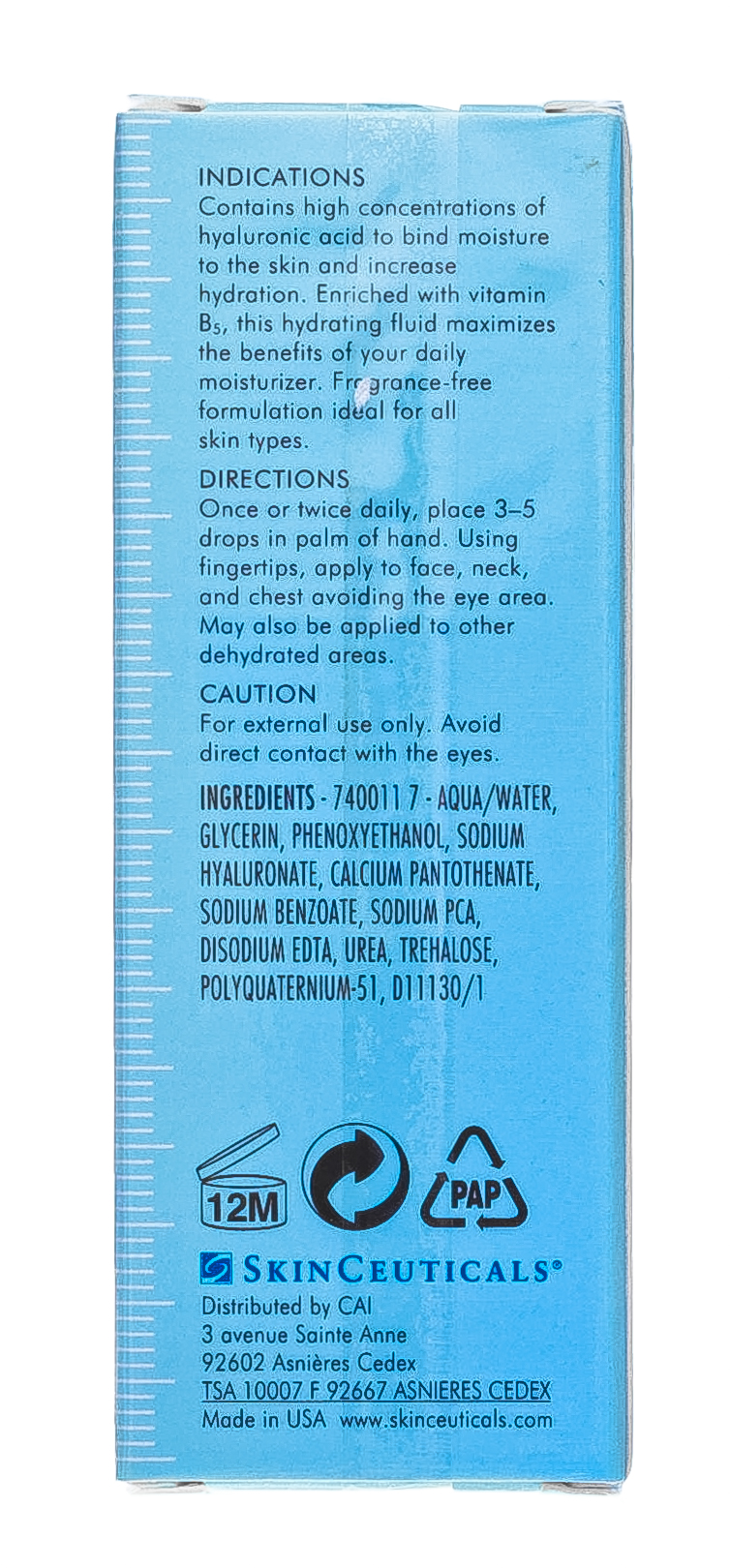 СкинСьютикалс Интенсивная увлажняющая сыворотка Hydrating B5 Gel, 15 мл (SkinCeuticals, Для лица) фото 5