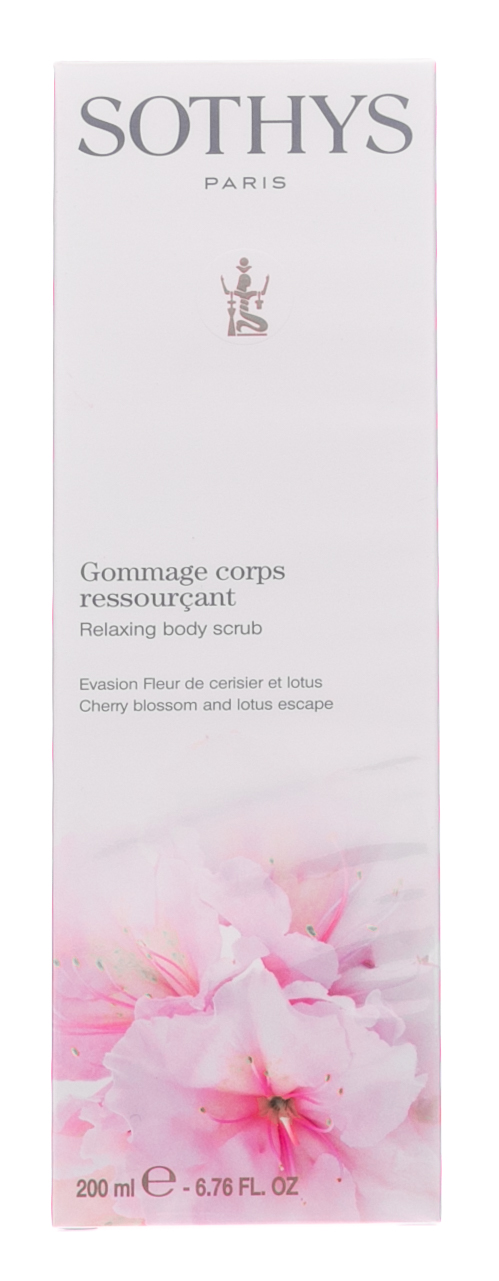 Сотис Релаксирующий скраб для тела с цветками вишни и лотоса 200 мл (Sothys, Body) фото 1