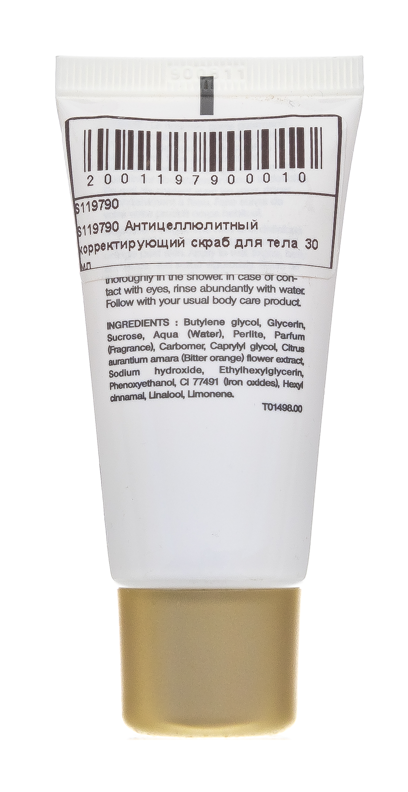 Сотис Антицеллюлитный корректирующий скраб для тела, 30 мл (Sothys, Увлажнение тела) фото 2