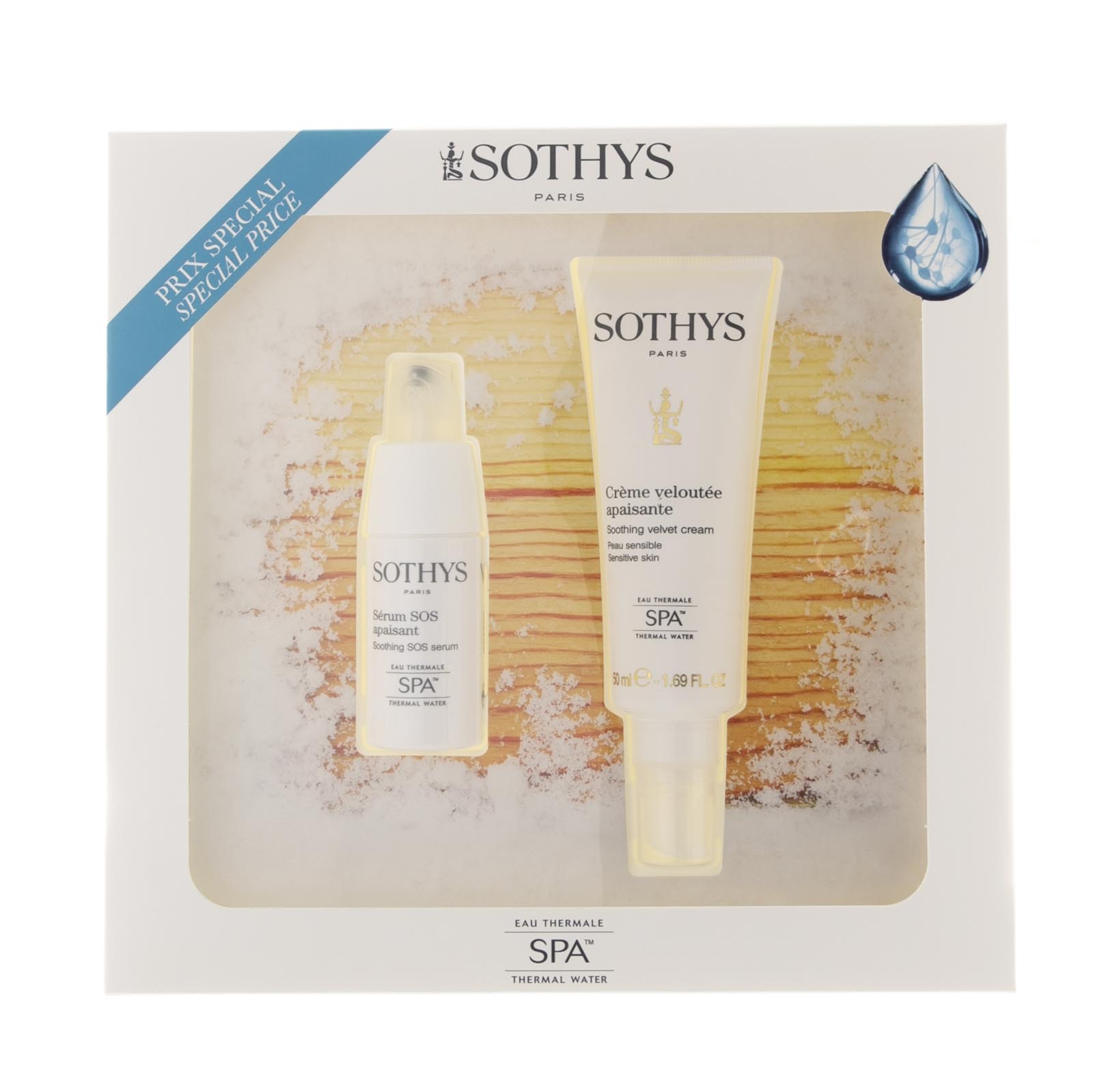 Сотис Набор для чувствительной кожиSensitive Skins Duo Promotion (Creme), 50 + 20 мл (Sothys, Clarte & Confort) фото 1