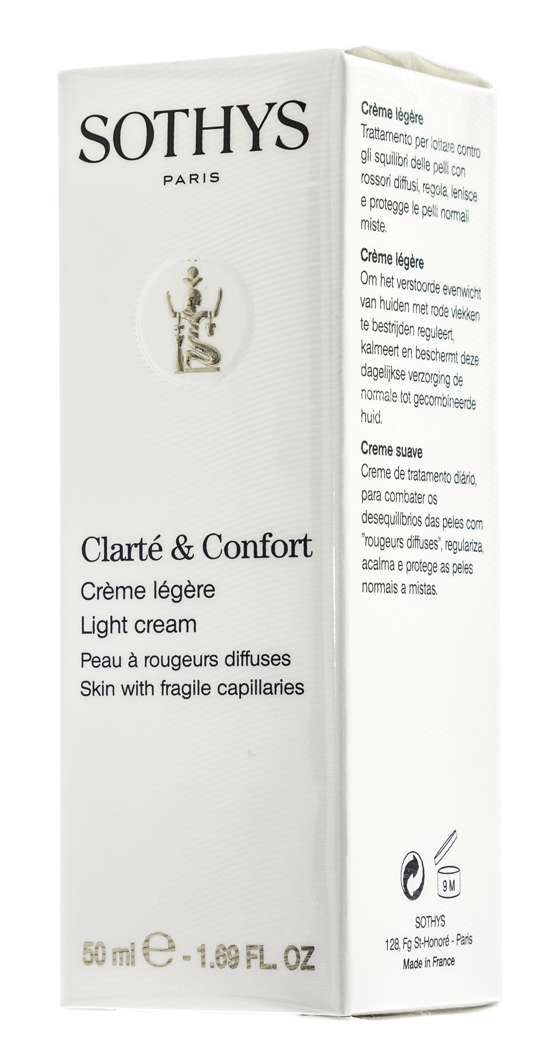 Сотис Легкий крем Clarte & Comfort для чувствительной кожи и кожи с куперозом, 50 мл (Sothys, Clarte & Comfort) фото 3