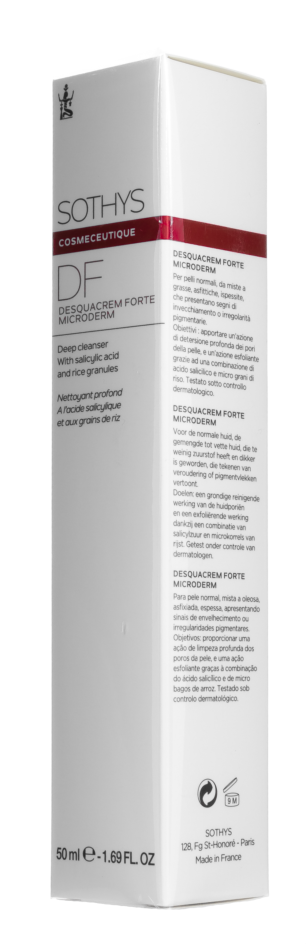 Сотис Десквакрем Форте с салициловой кислотой и микрогранулами риса, 50 мл (Sothys, Cosmeceutique Red Line) Сотис Десквакрем Форте с салициловой кислотой и микрогранулами риса, 50 мл (Sothys, Cosmeceutique Red Line) фото 4