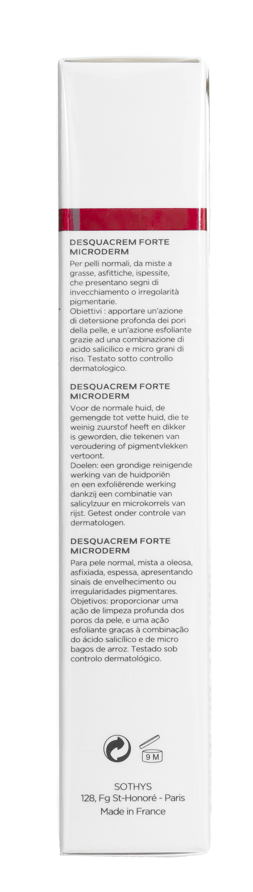 Сотис Десквакрем Форте с салициловой кислотой и микрогранулами риса, 50 мл (Sothys, Cosmeceutique Red Line) Сотис Десквакрем Форте с салициловой кислотой и микрогранулами риса, 50 мл (Sothys, Cosmeceutique Red Line) фото 5