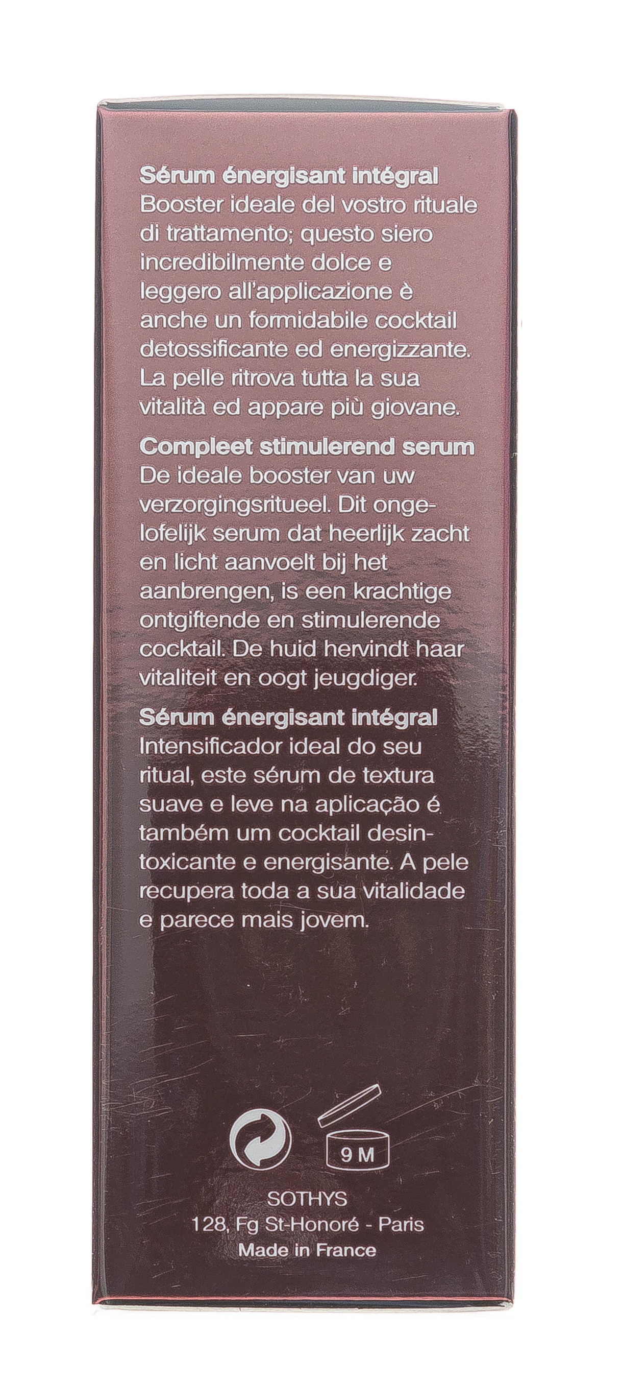 Сотис Энергонасыщающая сыворотка комплексного действия, 30 мл (Sothys, Detox Energie) фото 5