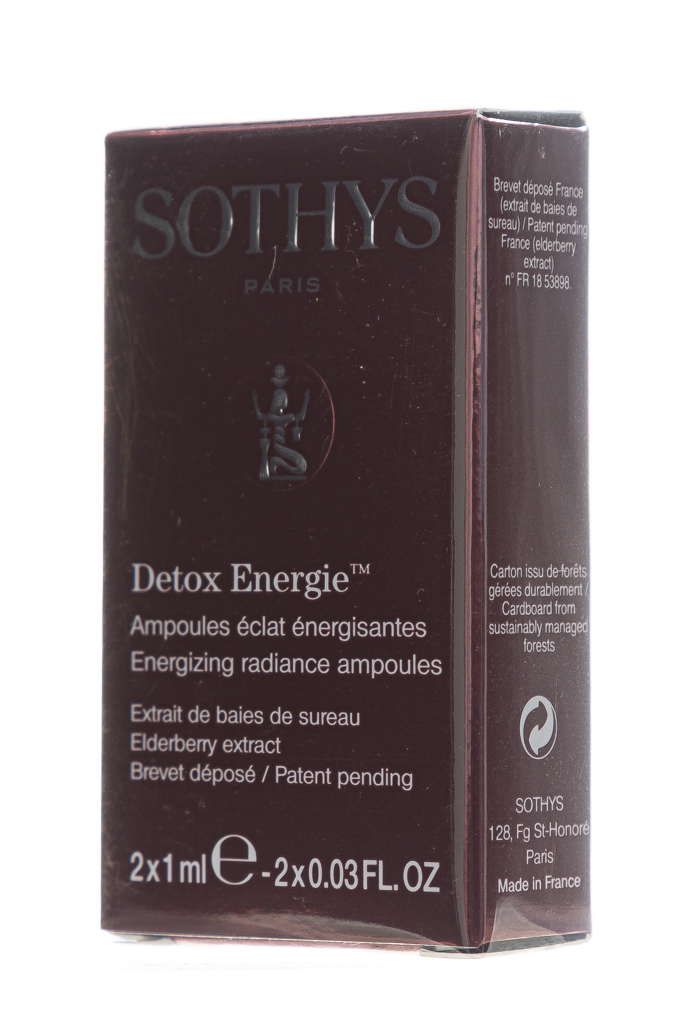 Сотис Энергонасыщающие ампулы для сияния кожи 2*1 мл (Sothys, Detox Energie) фото 2