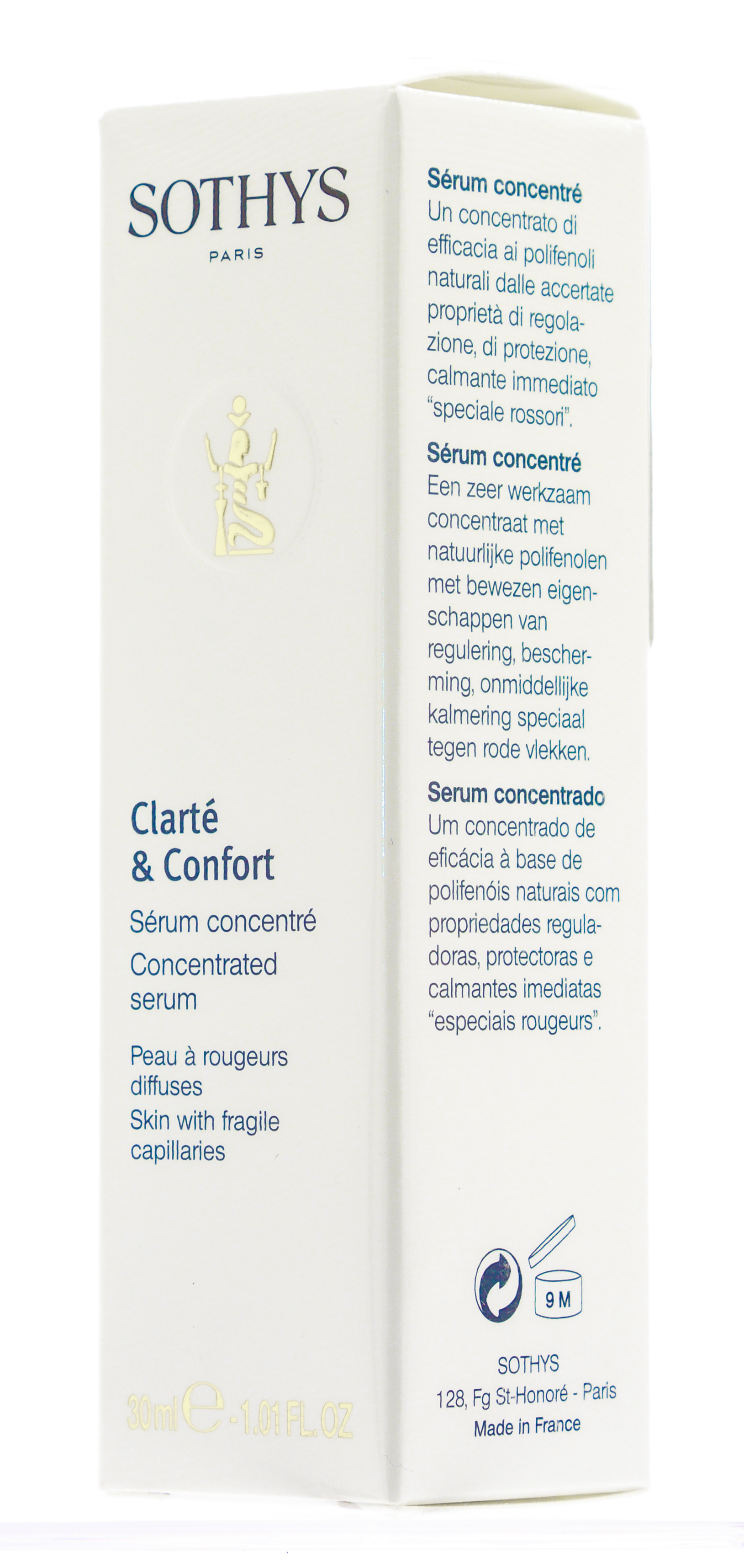 Сотис Концентрированная сыворотка Clarte&Confort для укрепления и защиты сосудов, 30 мл (Sothys, Clarte & Comfort) фото 3