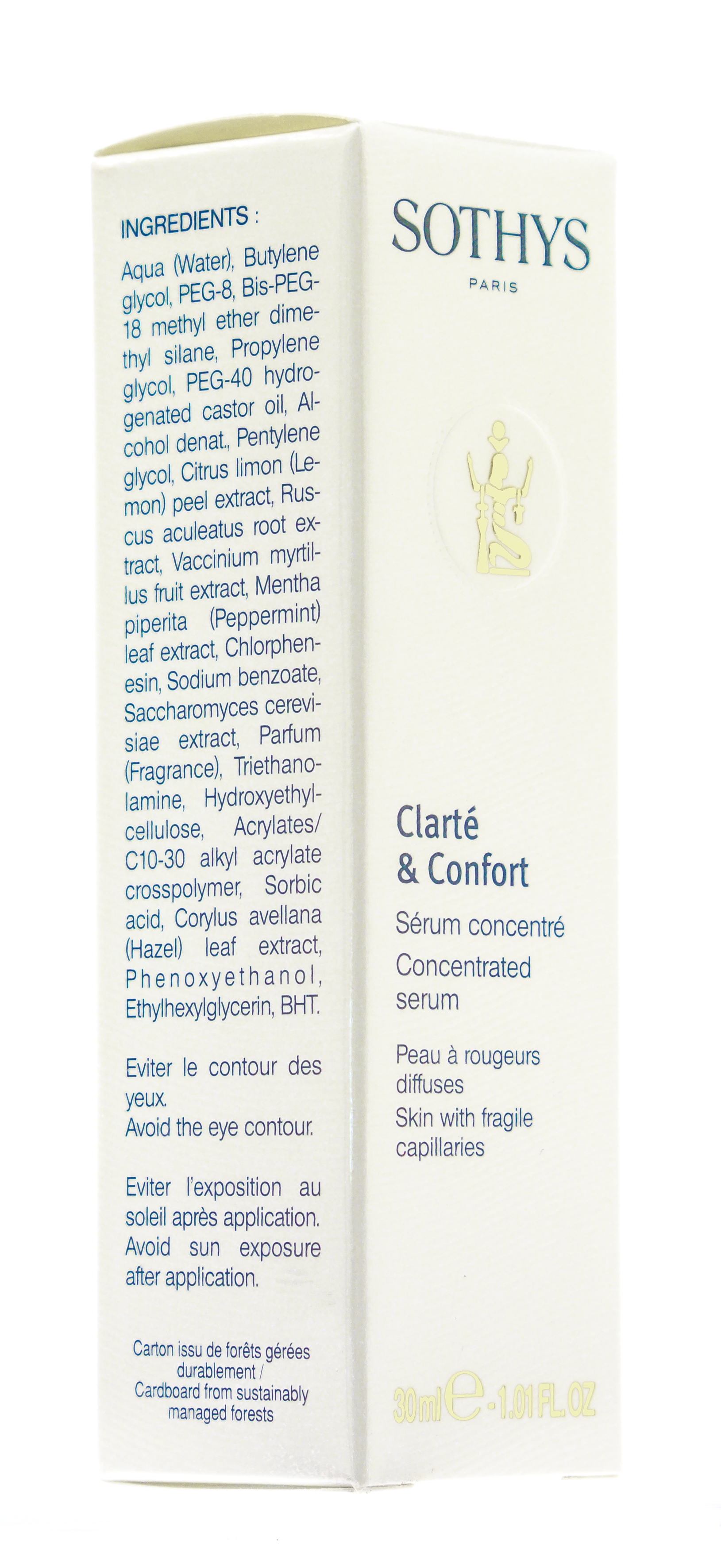 Сотис Концентрированная сыворотка Clarte&Confort для укрепления и защиты сосудов, 30 мл (Sothys, Clarte & Comfort) фото 5