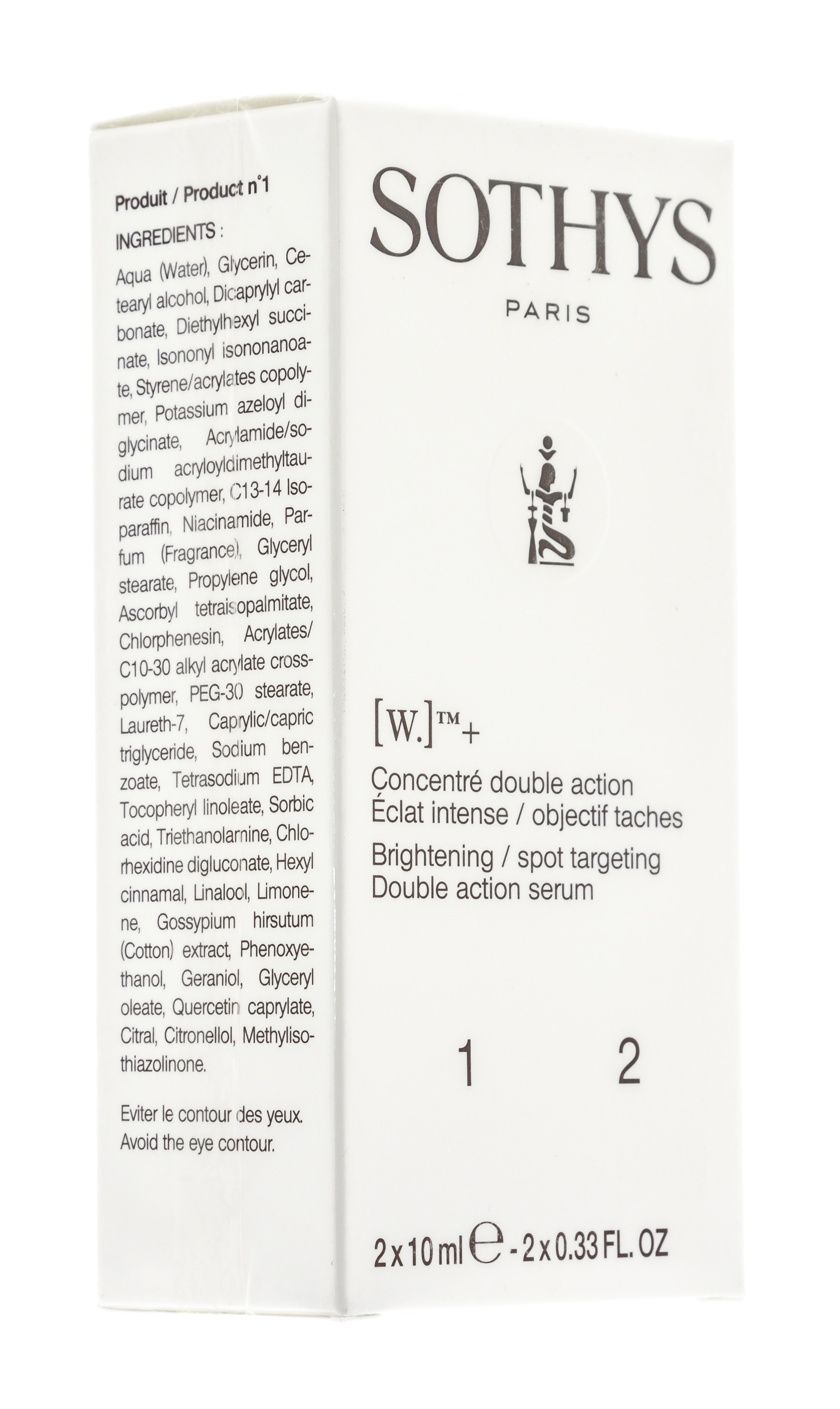 Сотис Сыворотка с двойным действием для осветления кожи 2х10 мл (Sothys, Brightening [W.]+) фото 1